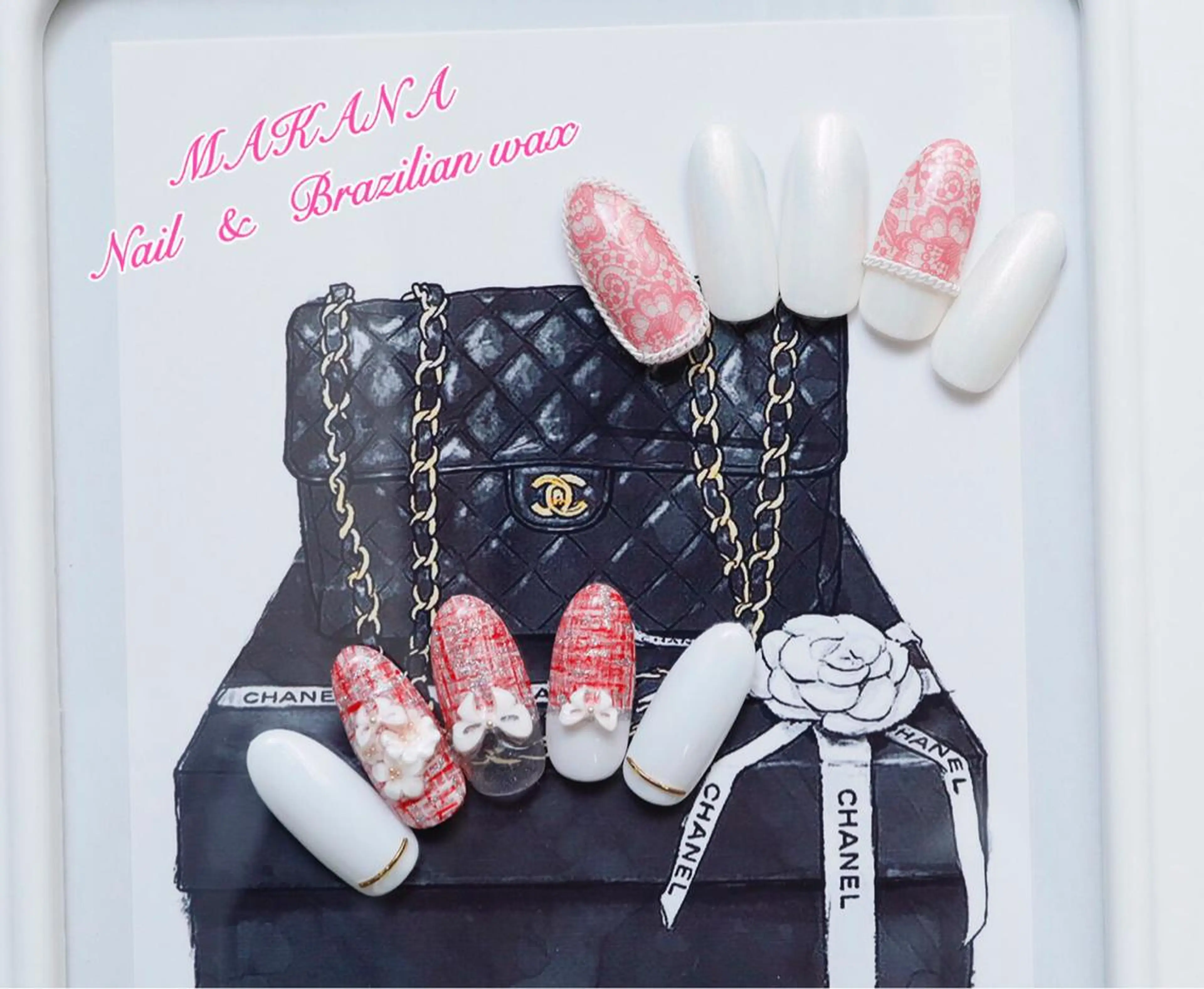 他店ハードジェルorスカルプオフの写真