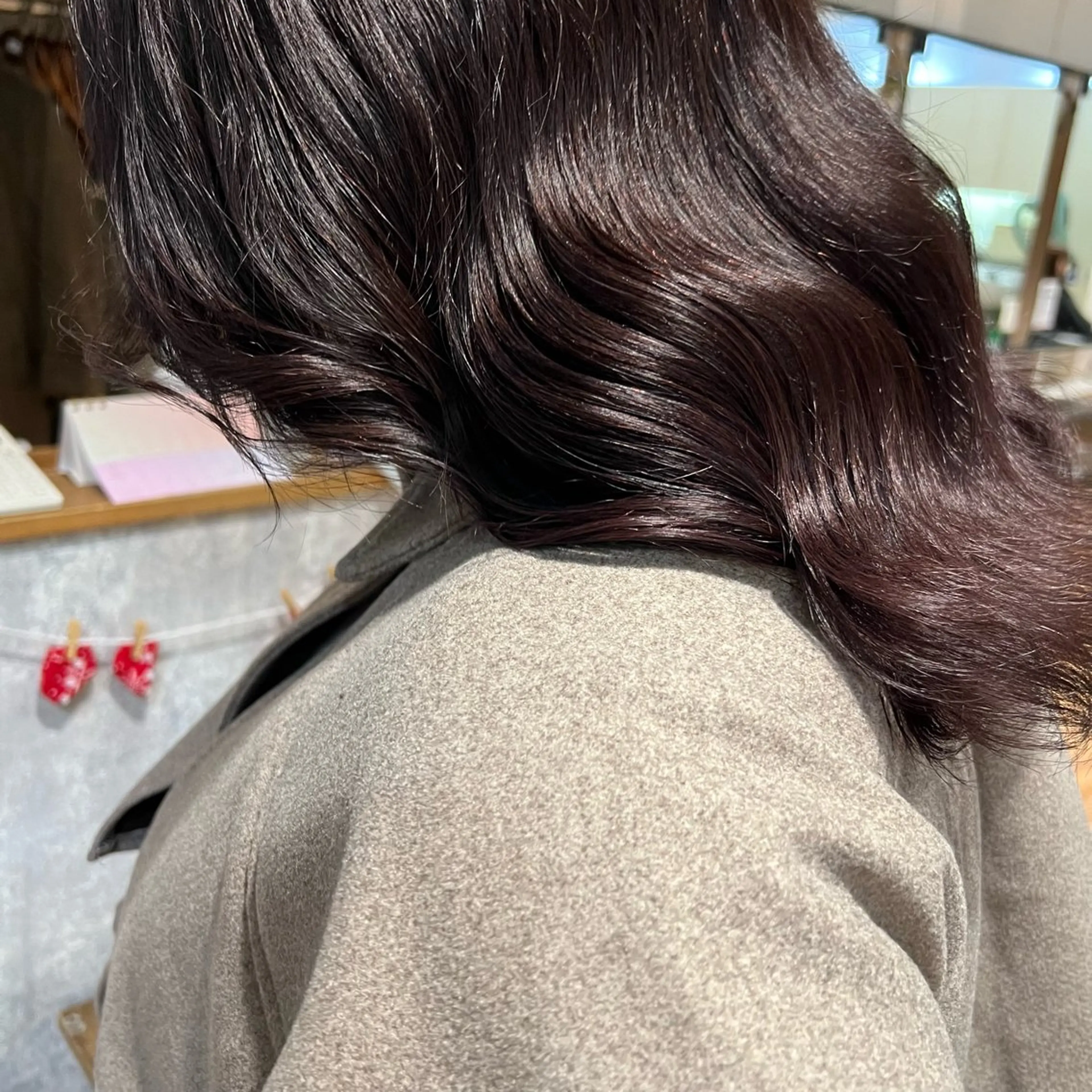 セミロング カラー ラベンダーカラー カット ヘアカラー トリートメント インナーカラー♡ Nanakoのヘアスタイル