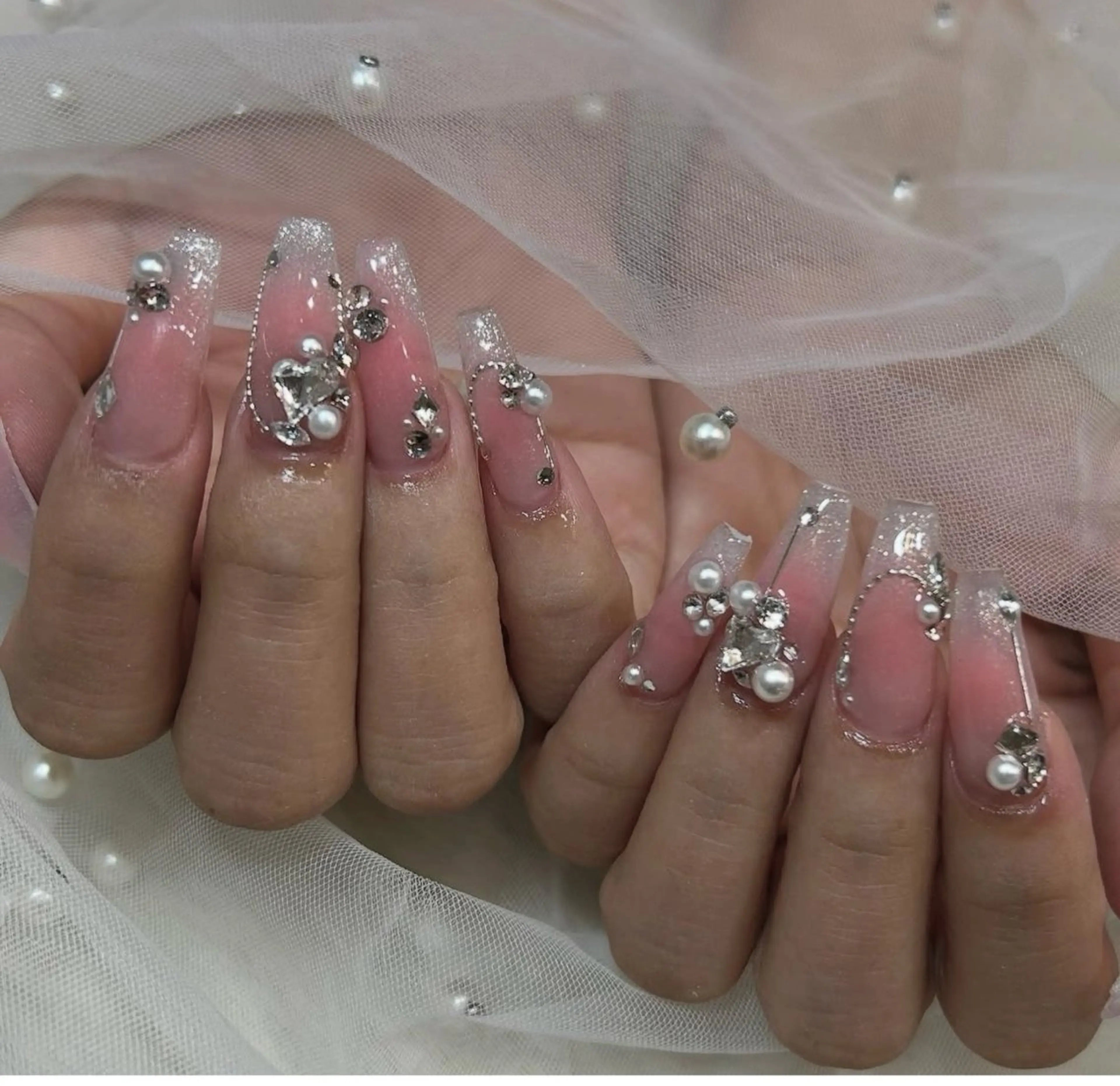 ネイル 韓国ネイル 持ち込み ニュアンスネイル ネイルチップ ハンドネイル TABI ANA.CHUOのネイルデザイン