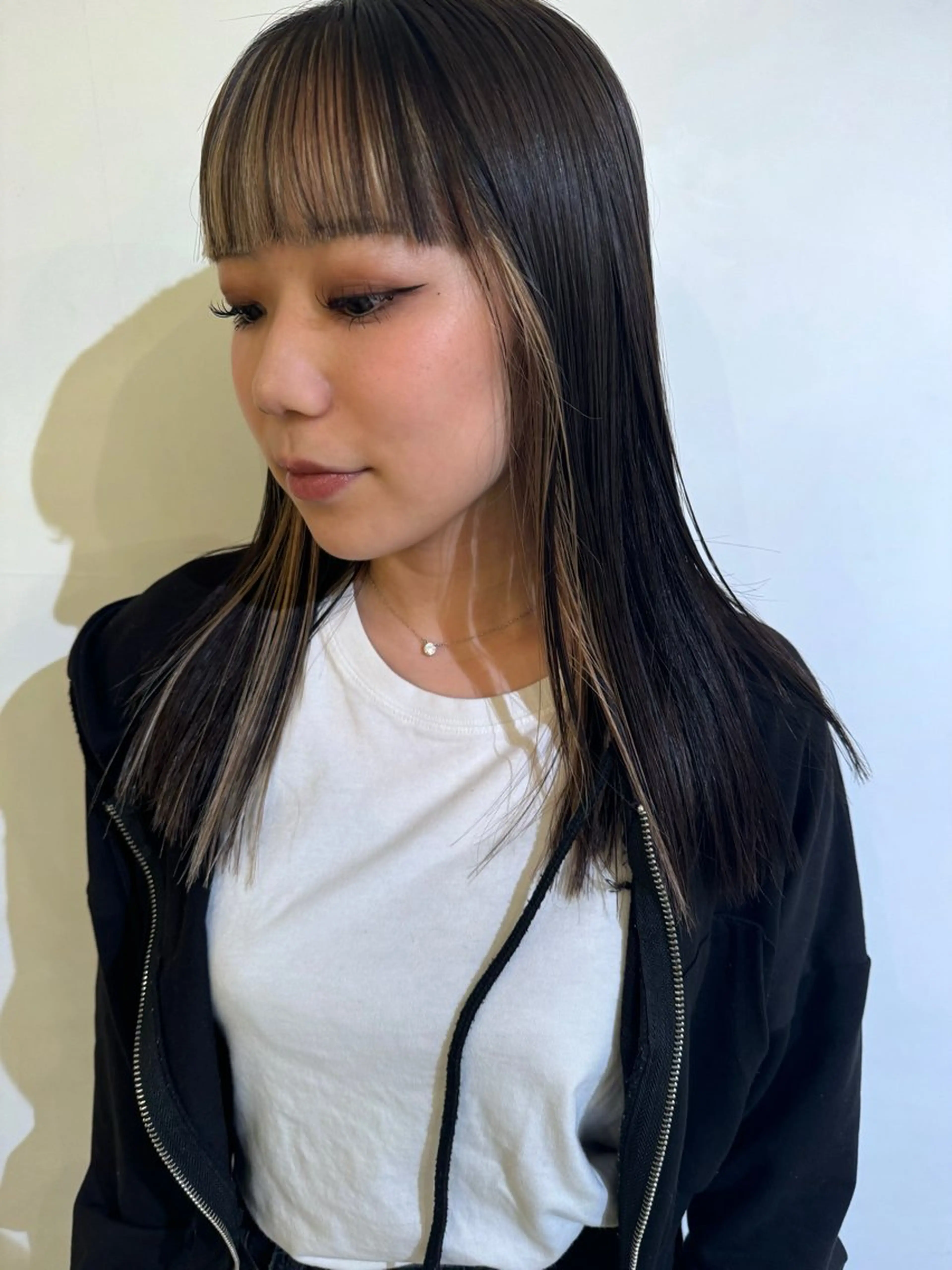 カラー カット ヘアカラー ブリーチカラー🎀 韓国風/寺門美優のヘアスタイル