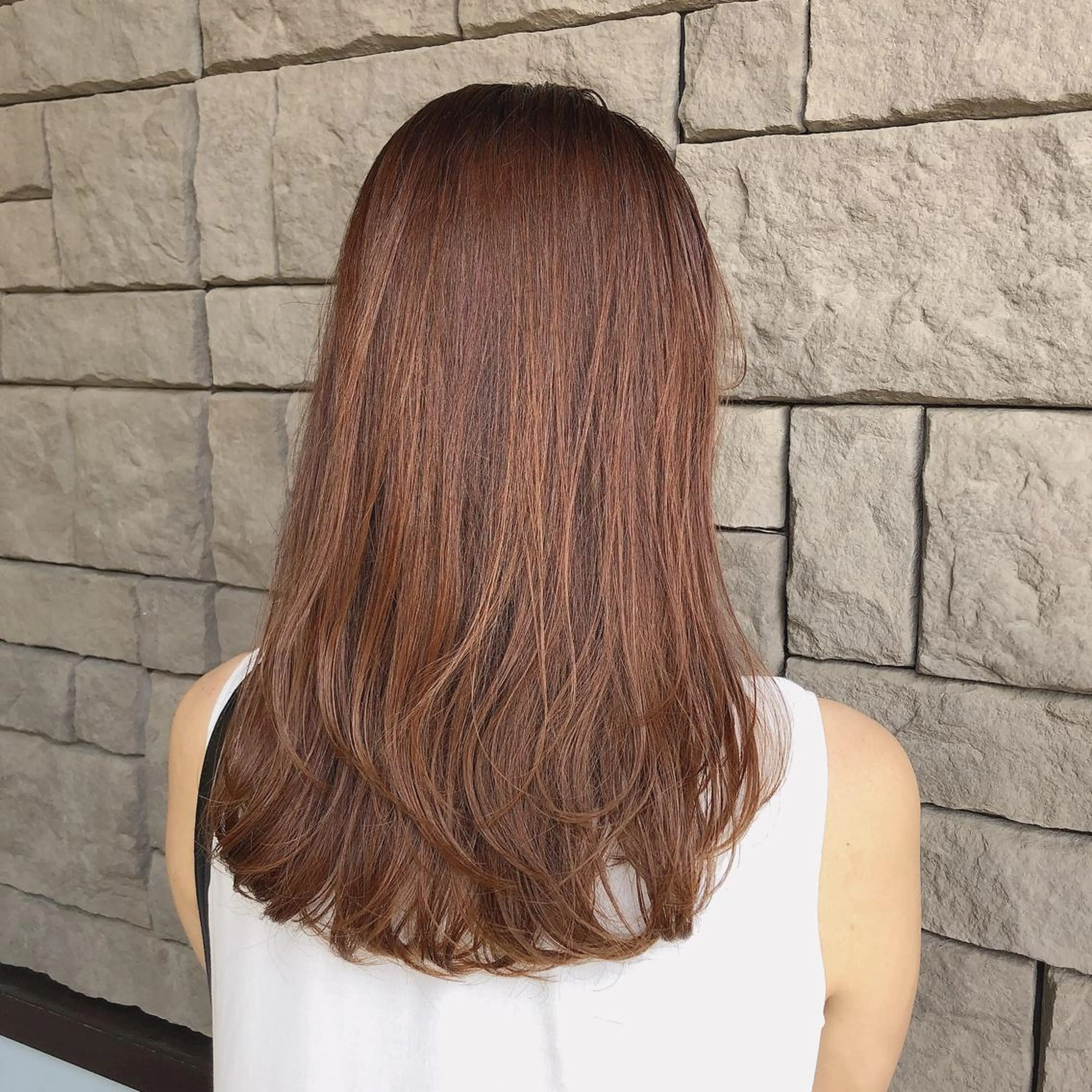 ロング カラー 店長/mao/ 前髪/顔周りカットのヘアスタイル