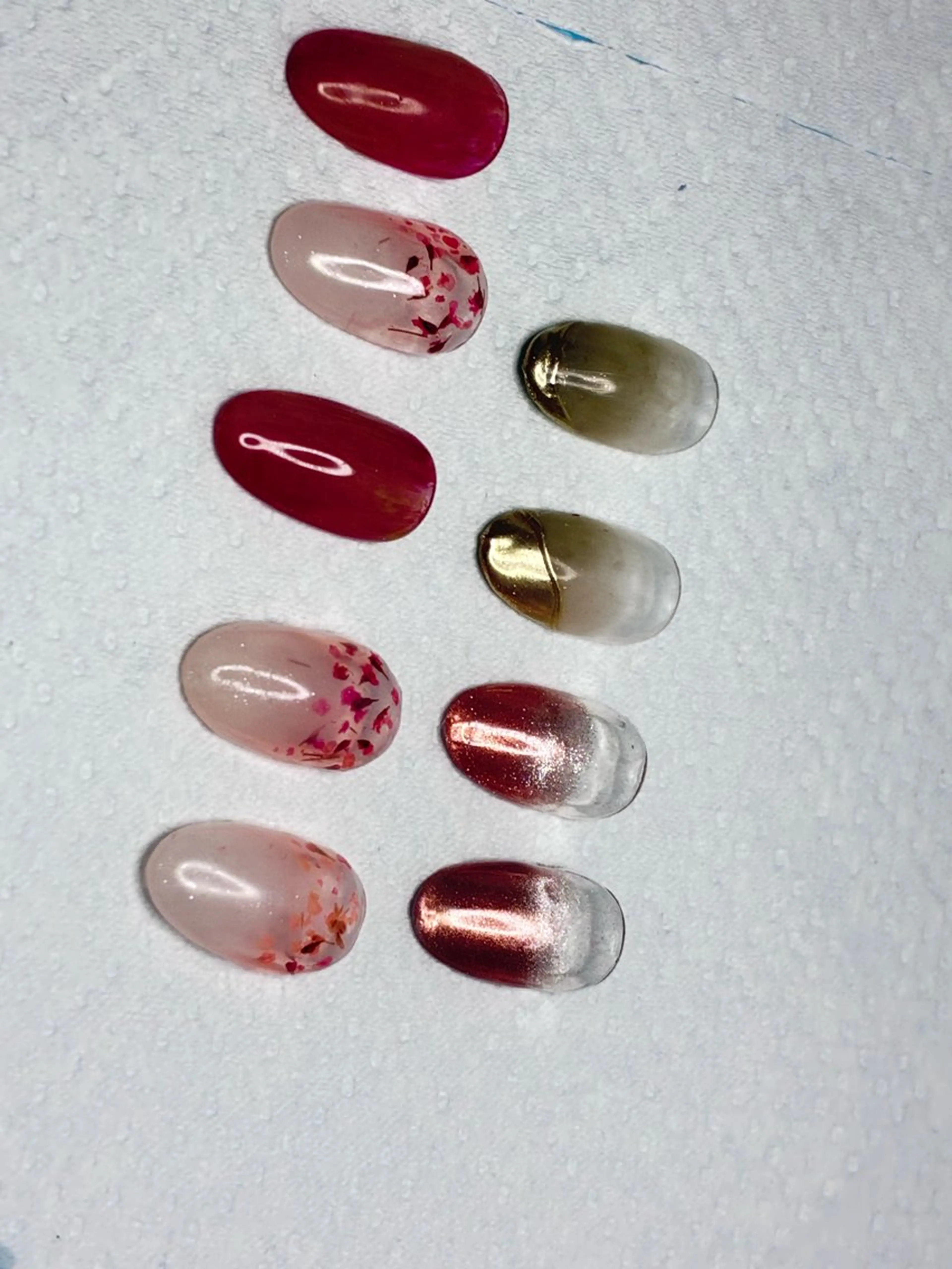 ネイル ハンドネイル 鄭 津のネイルデザイン