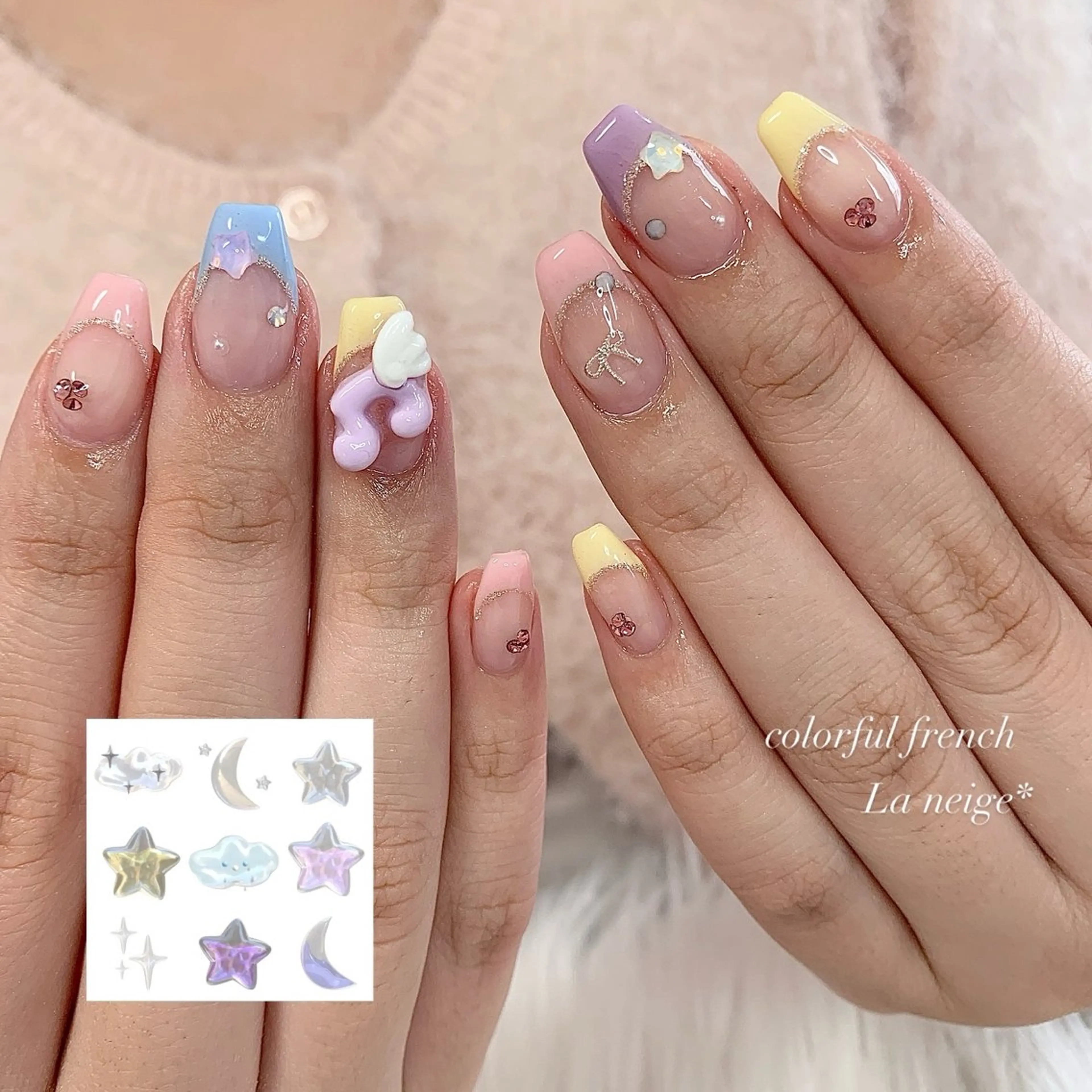 ネイル La neige* yuki 🥯🍑のネイルデザイン