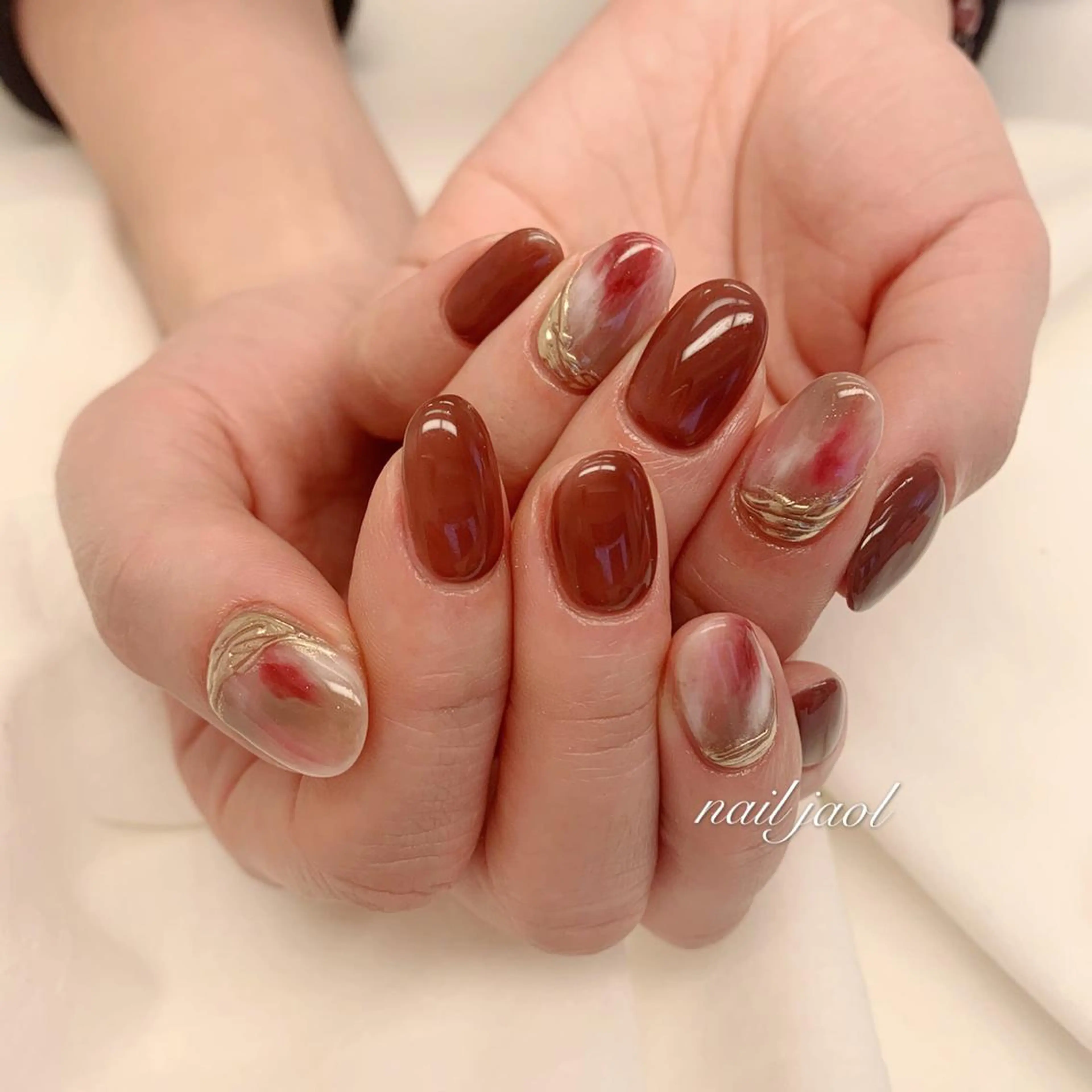 ミディアム nail jaol池袋店所属・ネイルJaol 池袋のネイルデザイン