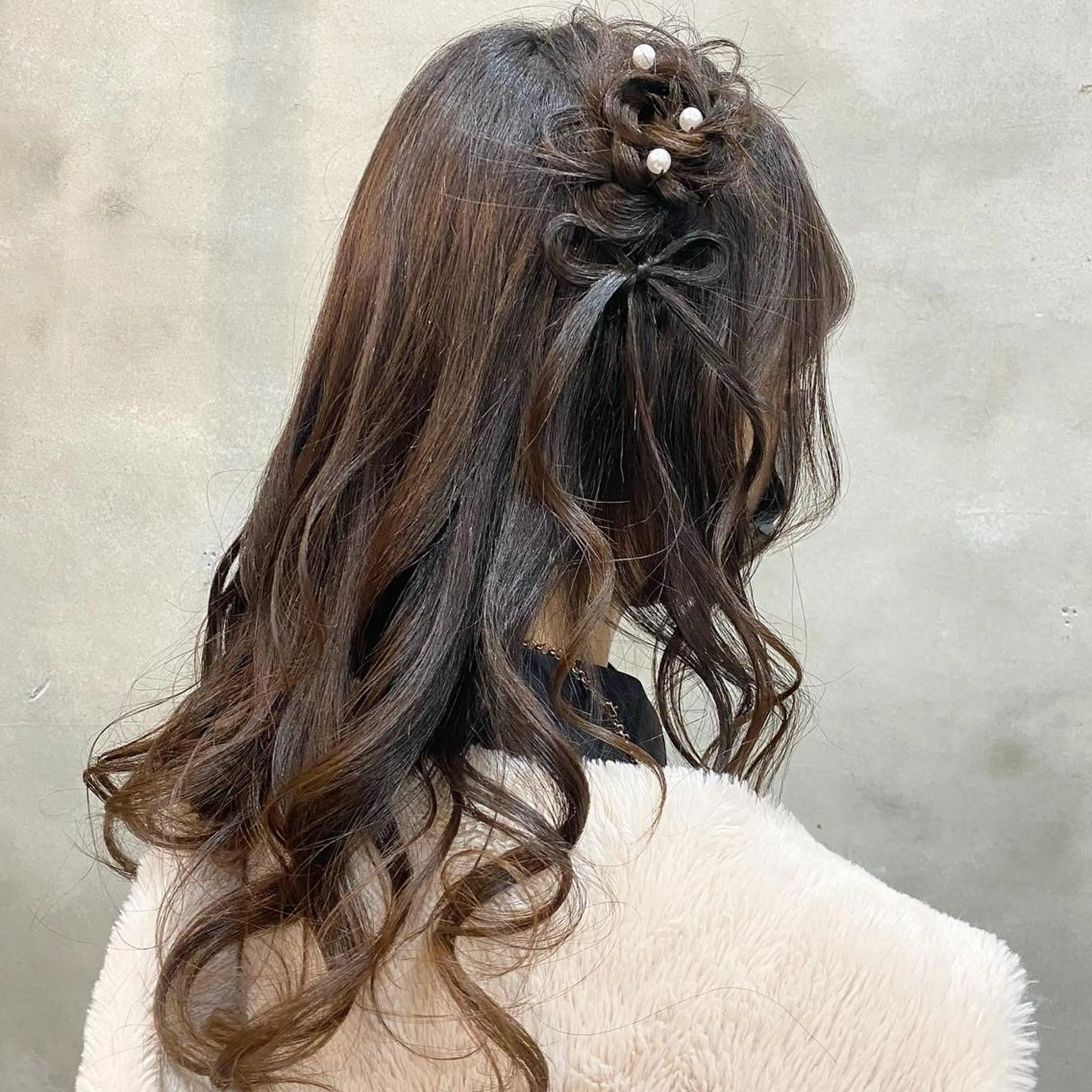 ロング まつパ・ヘアセット ♡Chinami♡のマツエク・マツパデザイン