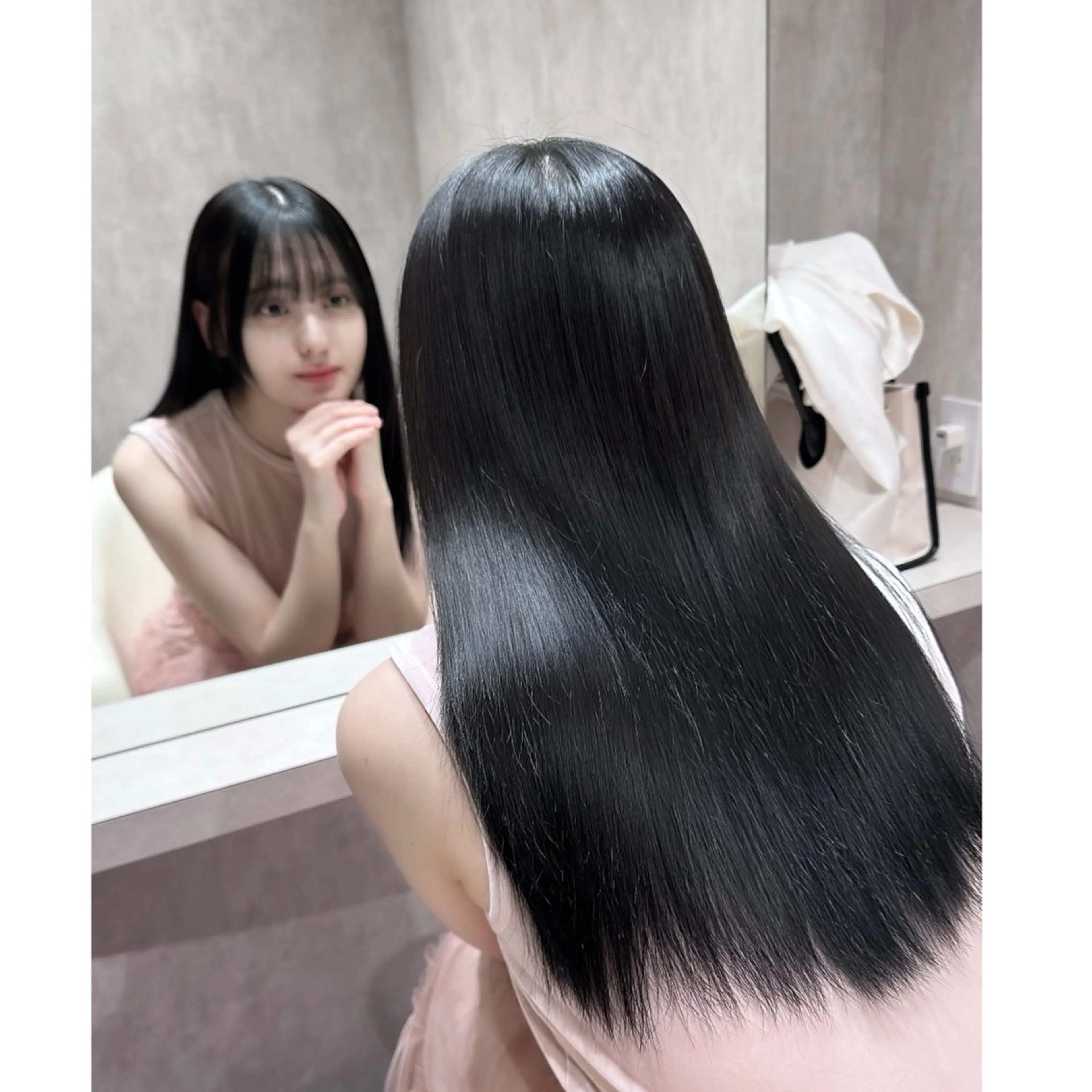 ロング カラー ブリーチ ブリーチなしカラー ヘアカラー トリートメント LOTTA CUCCI所属・miyu /トレンド カラー×艶髪のヘアスタイル