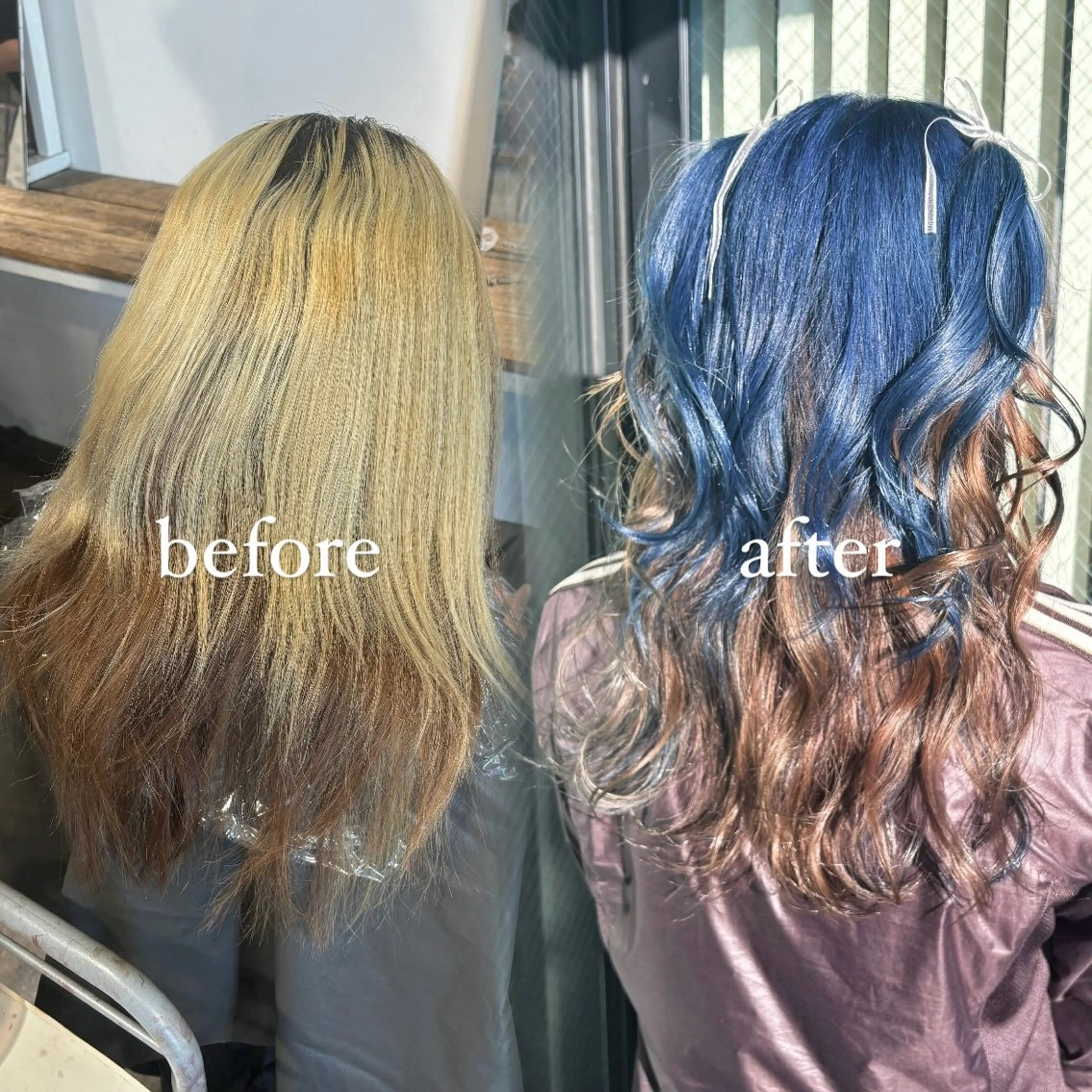 セミロング カラー 💫miyu💫デザ インカラー/アレンジのヘアスタイル