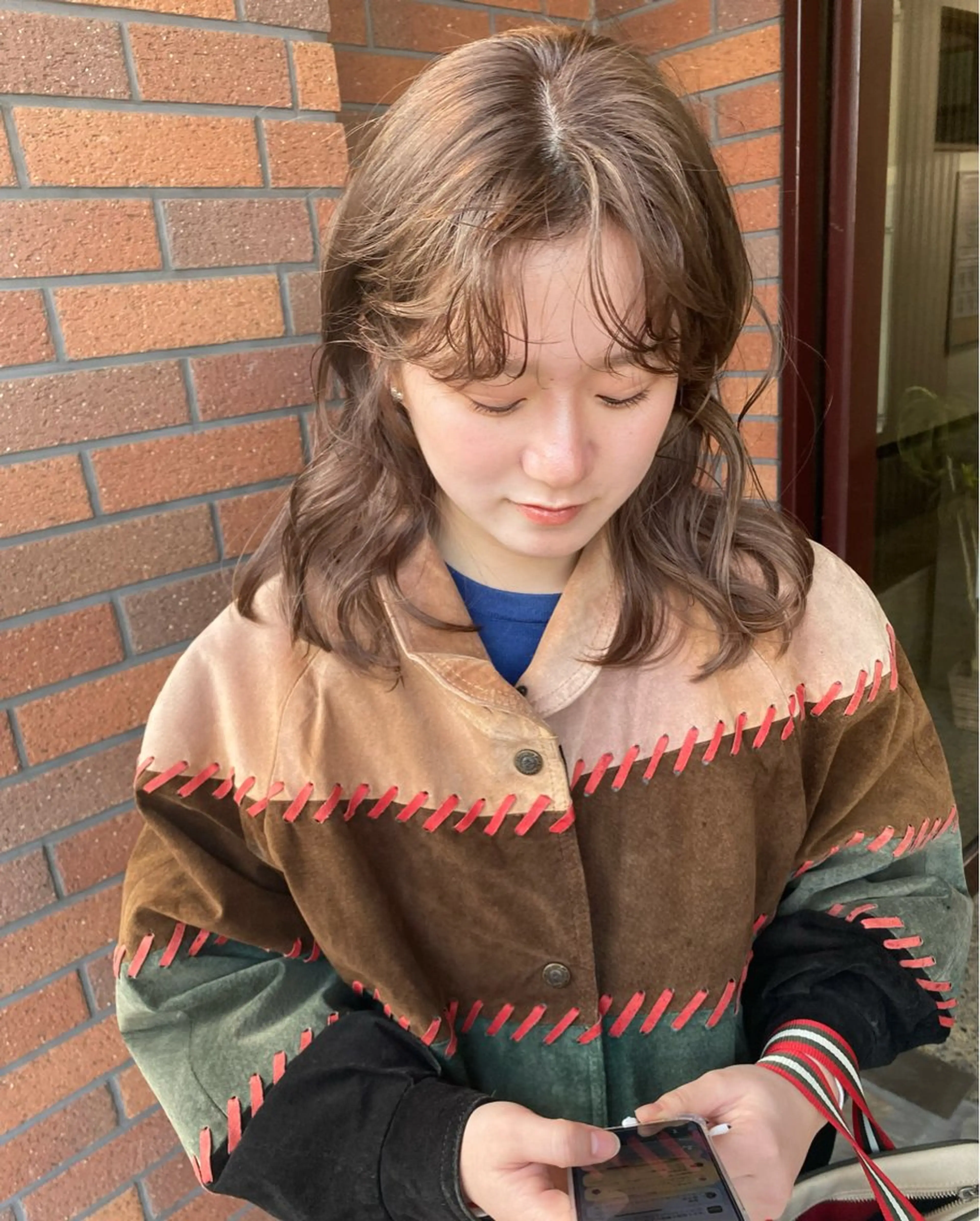 セミロング カラー ブリーチ 透明感カラー ブリーチなしカラー 広島/ボブ/レイヤー 🌿‬wakabaのヘアスタイル