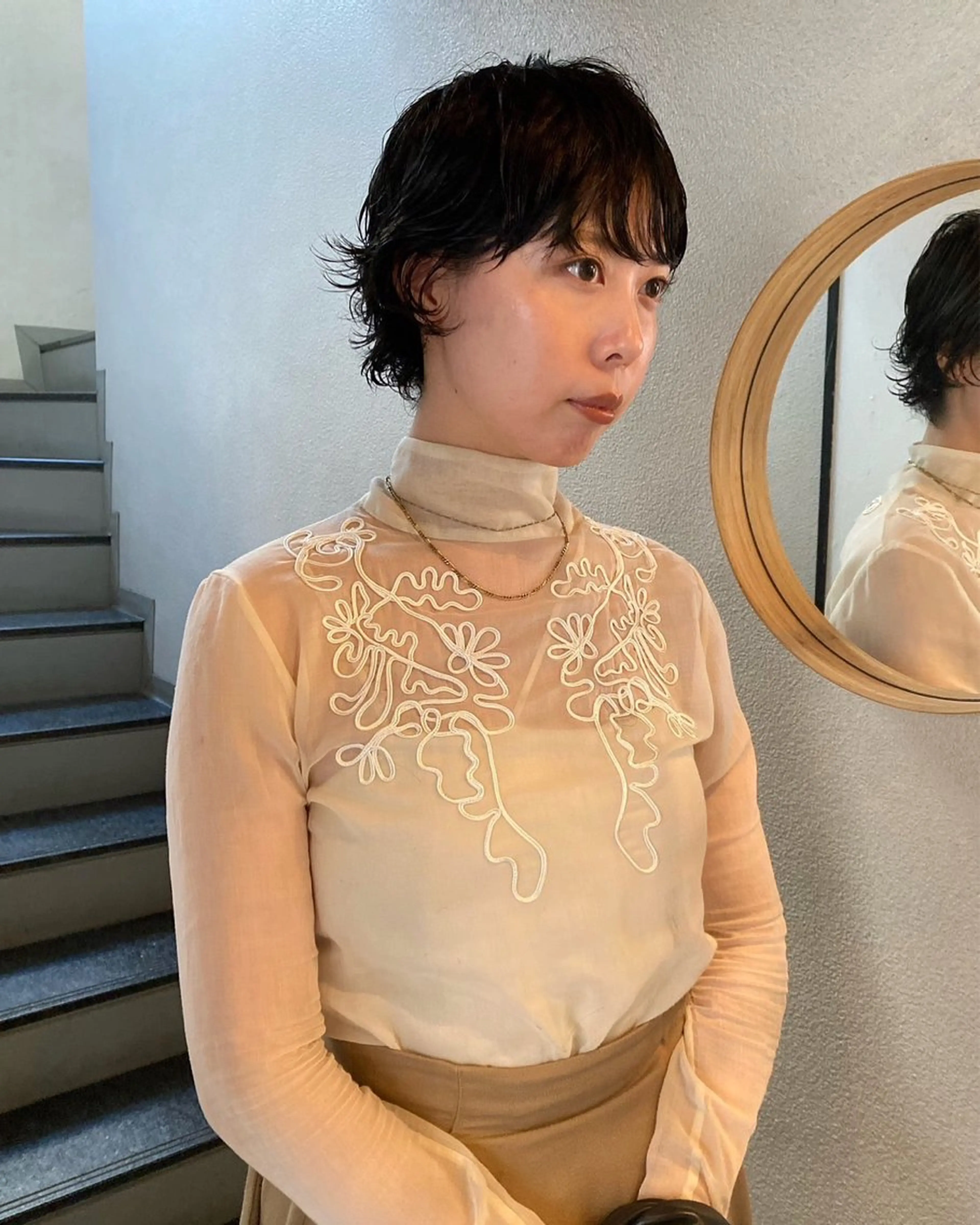 ショート ショートヘア 福田 千紗のヘアスタイル