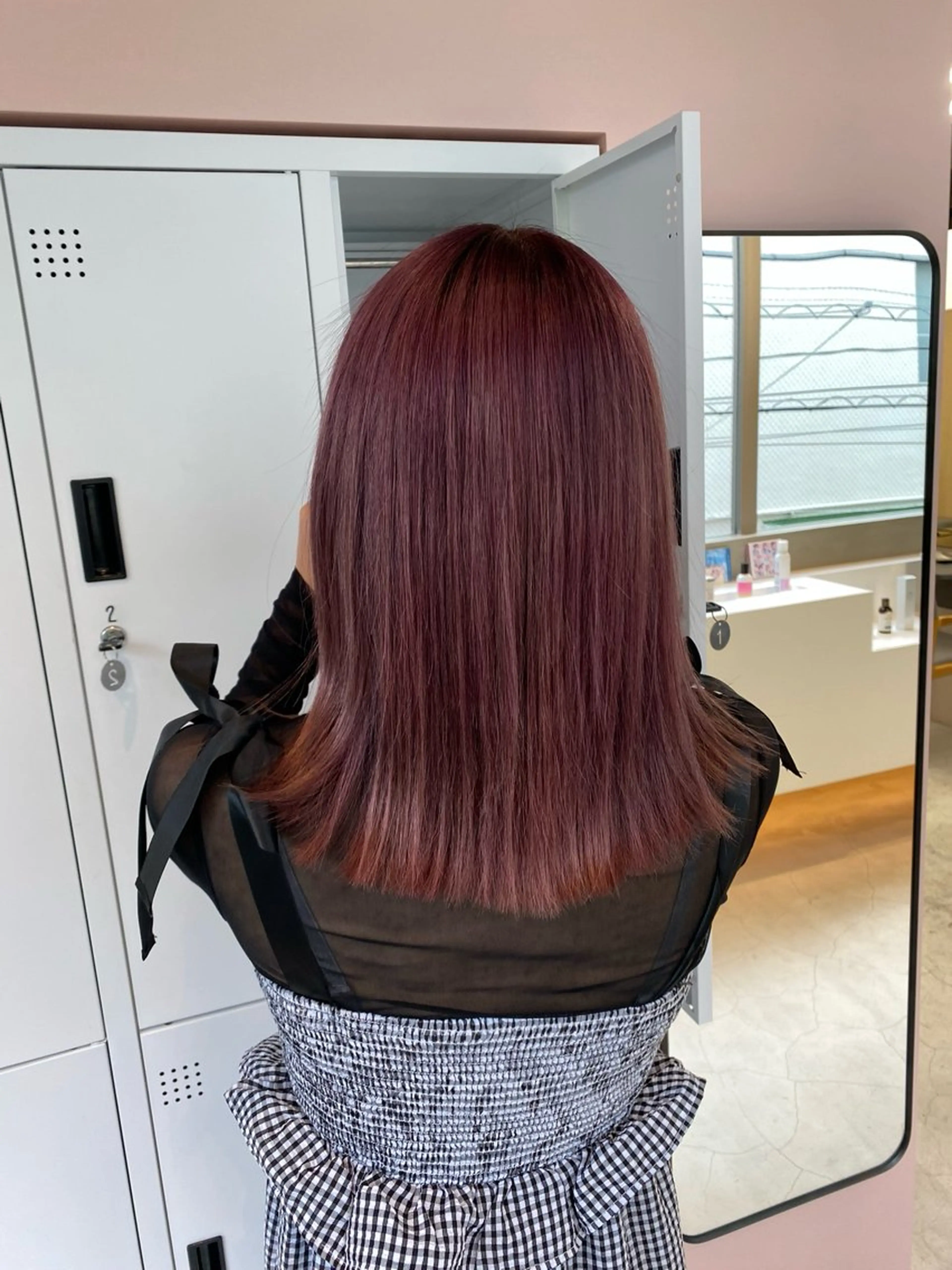 ミディアム カラー blink所属・暖色/ブラウン/ 透明感/ゆうかのヘアスタイル