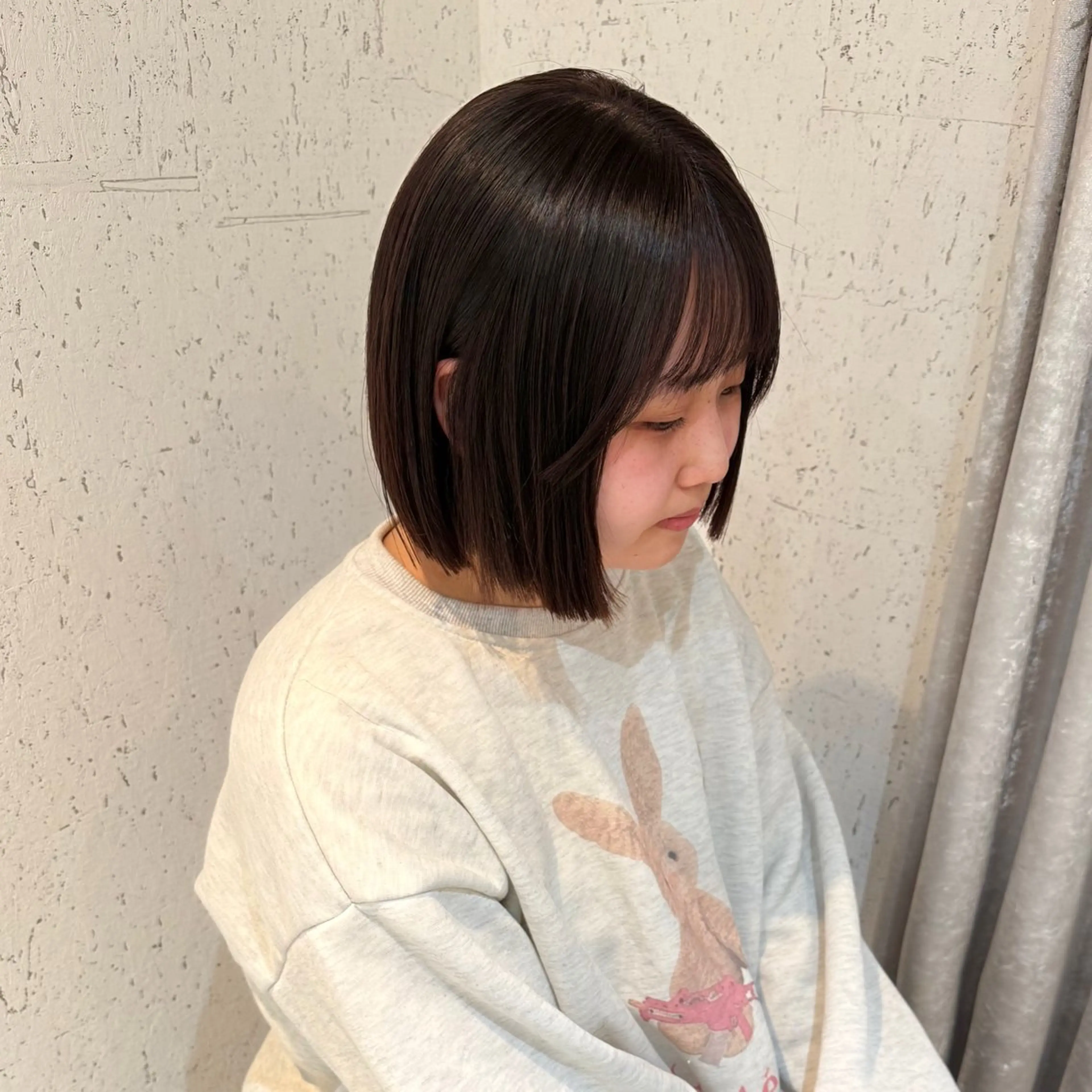 ショート カラー パーマ 似合わせカット カット ヘアカラー 縮毛矯正 トリートメント mai / linoah˚✧のヘアスタイル