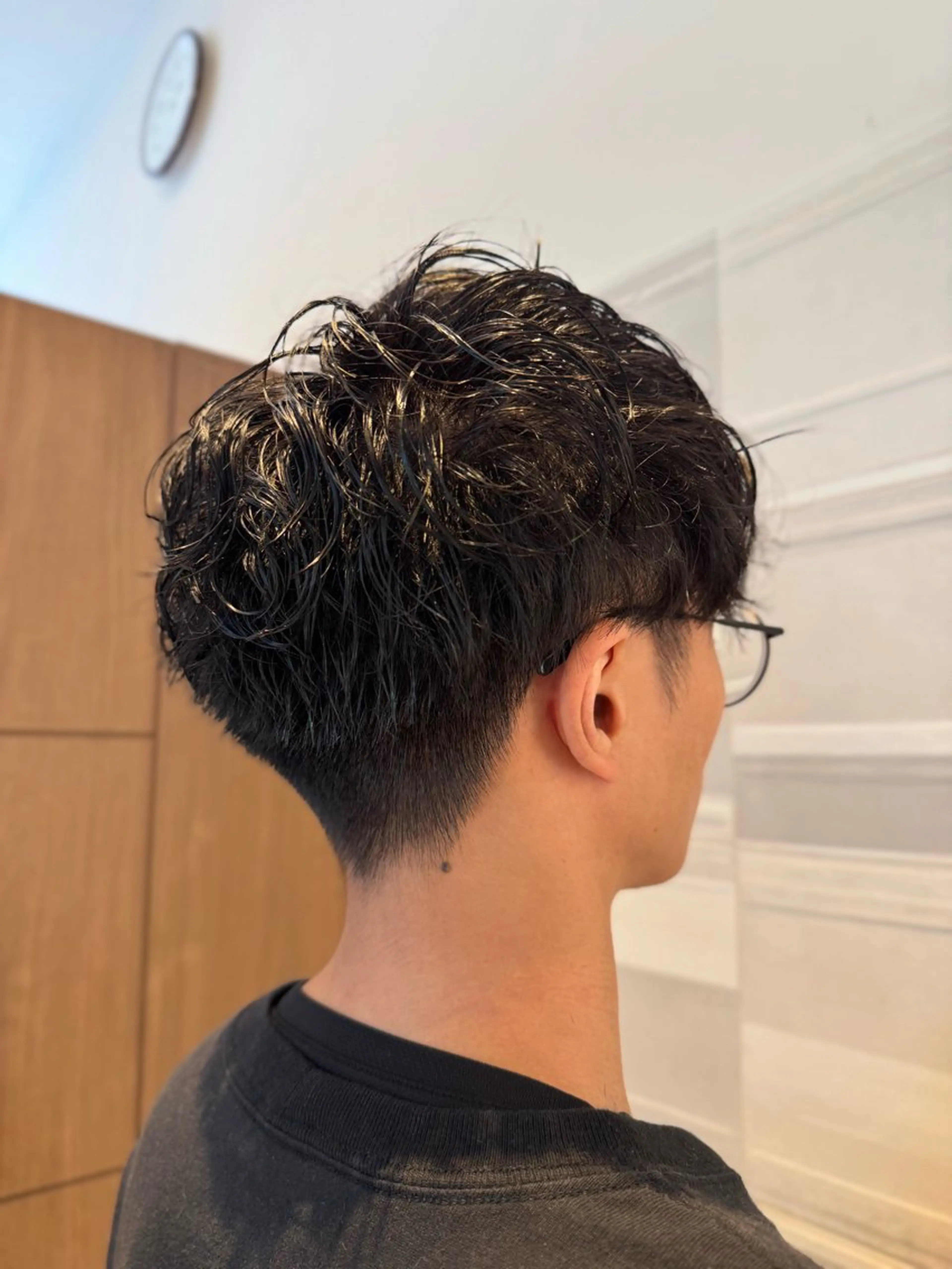 パーマ メンズ カット パーマ ヘアセット 吉長 彩香のヘアスタイル