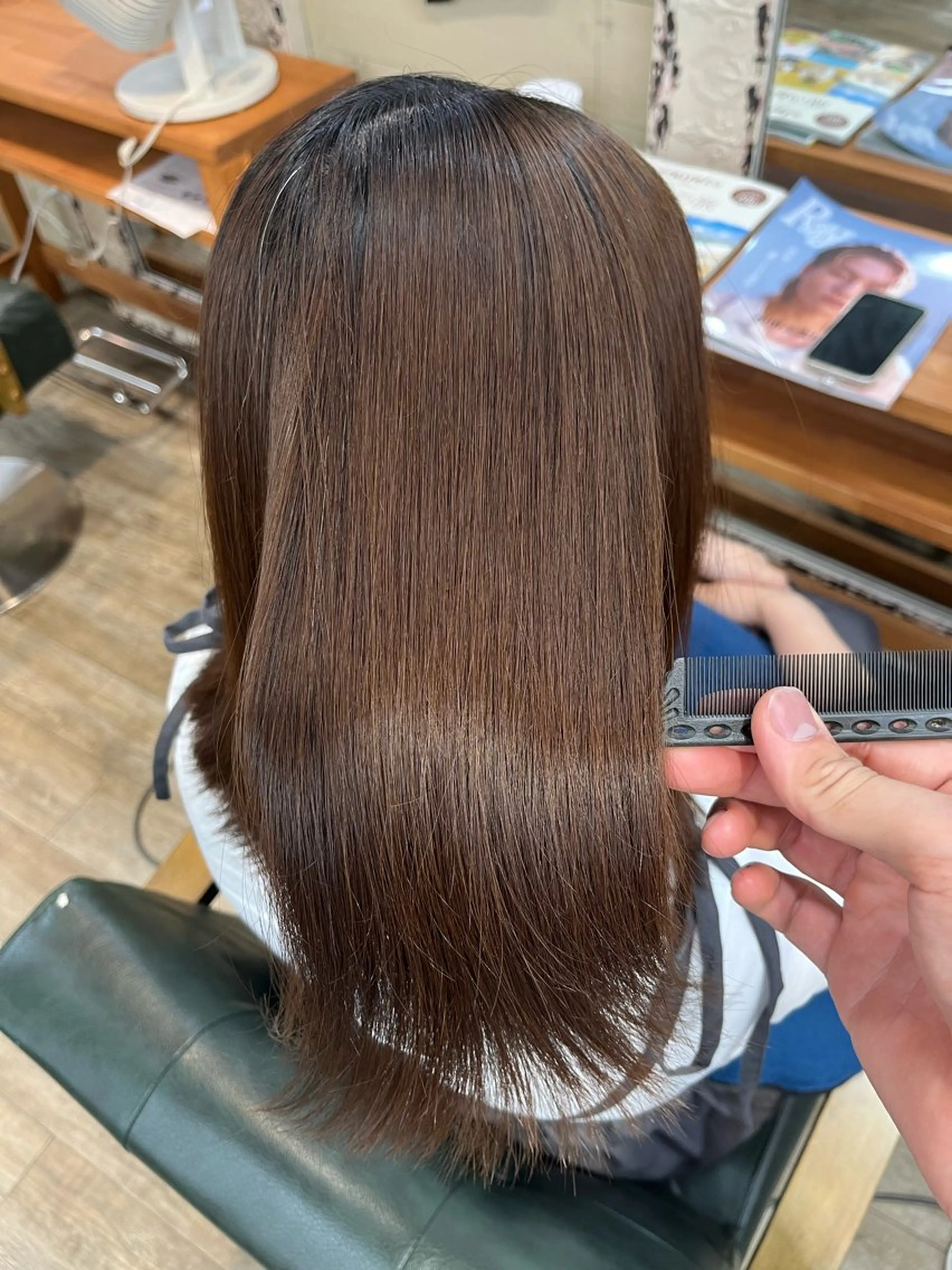 ミディアム パーマ 縮毛矯正 🌟CUORE 柵木遥斗🌟のヘアスタイル