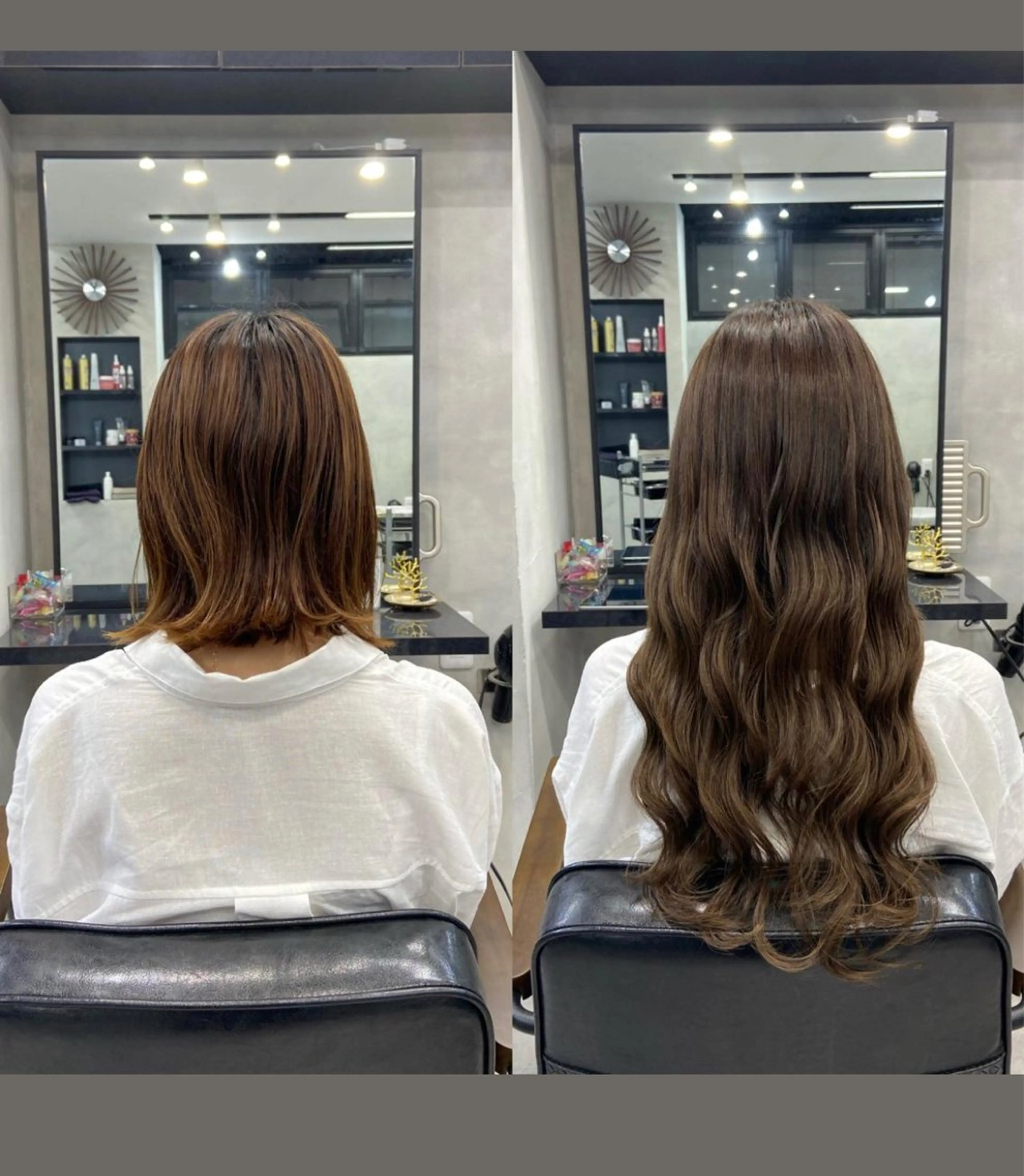 ミディアム 濱川響太レディース カットモデルのヘアスタイル