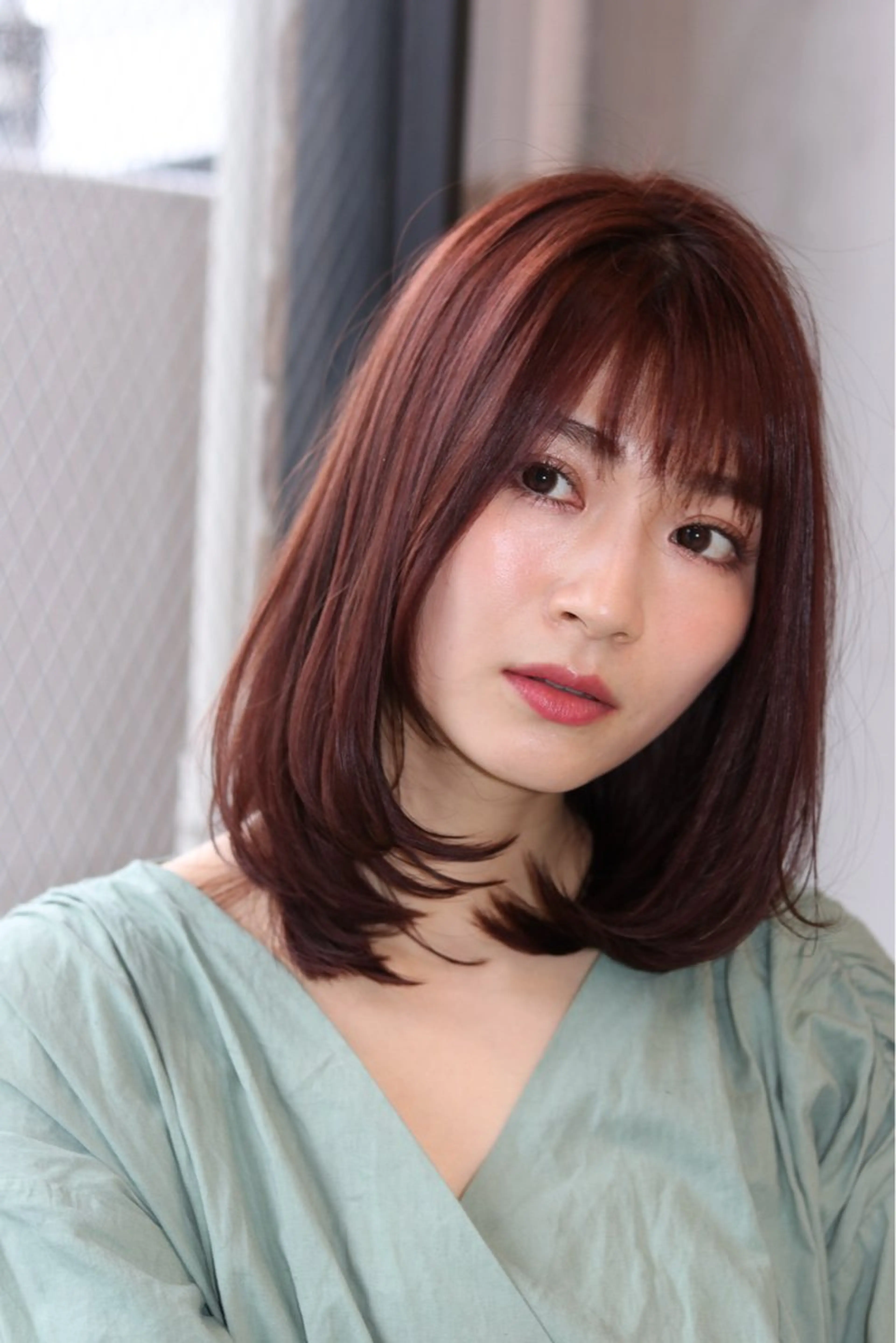 セミロング ボブ 横野 孝志のヘアスタイル