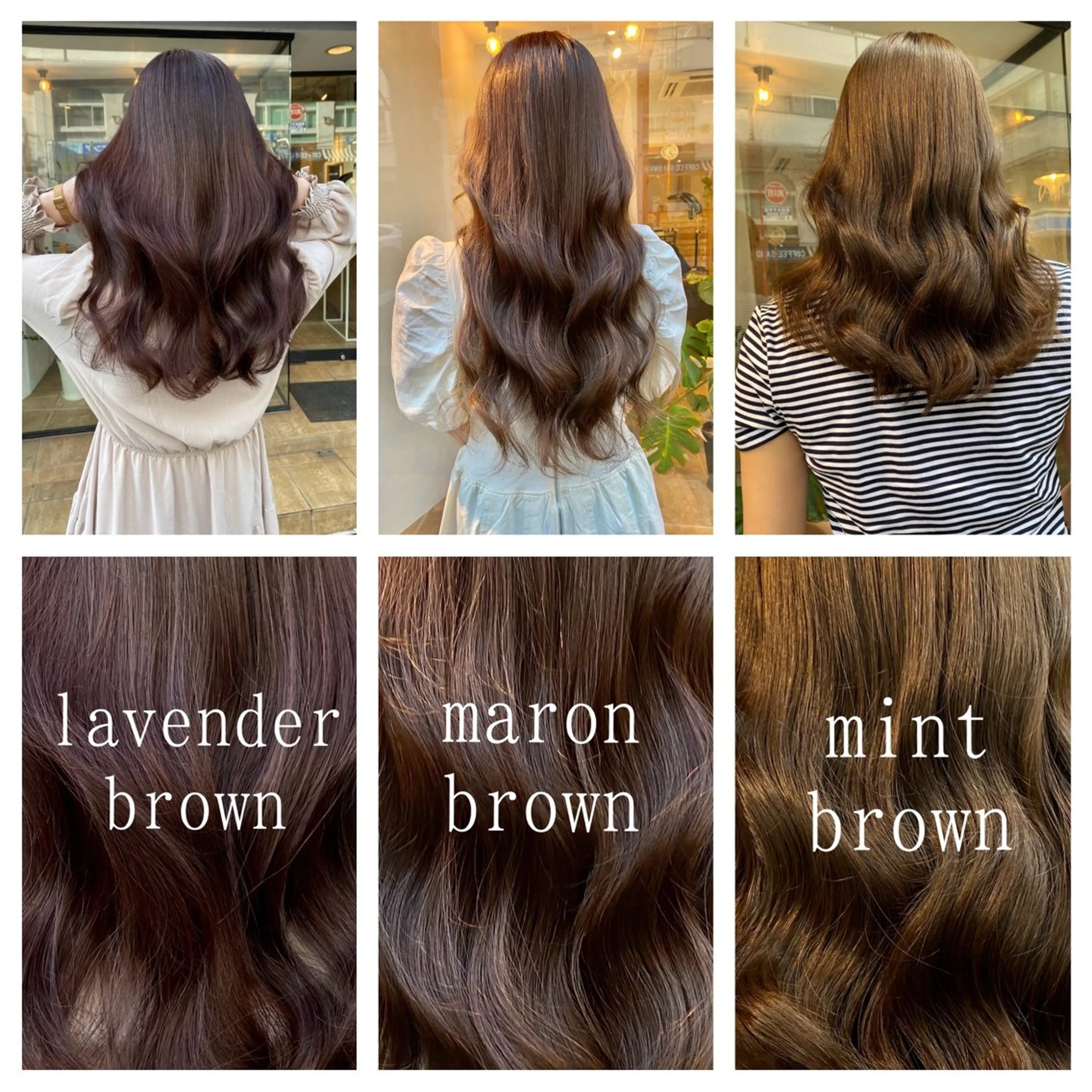 セミロング カラー カット トリートメント Joule銀座 石山あやのヘアスタイル