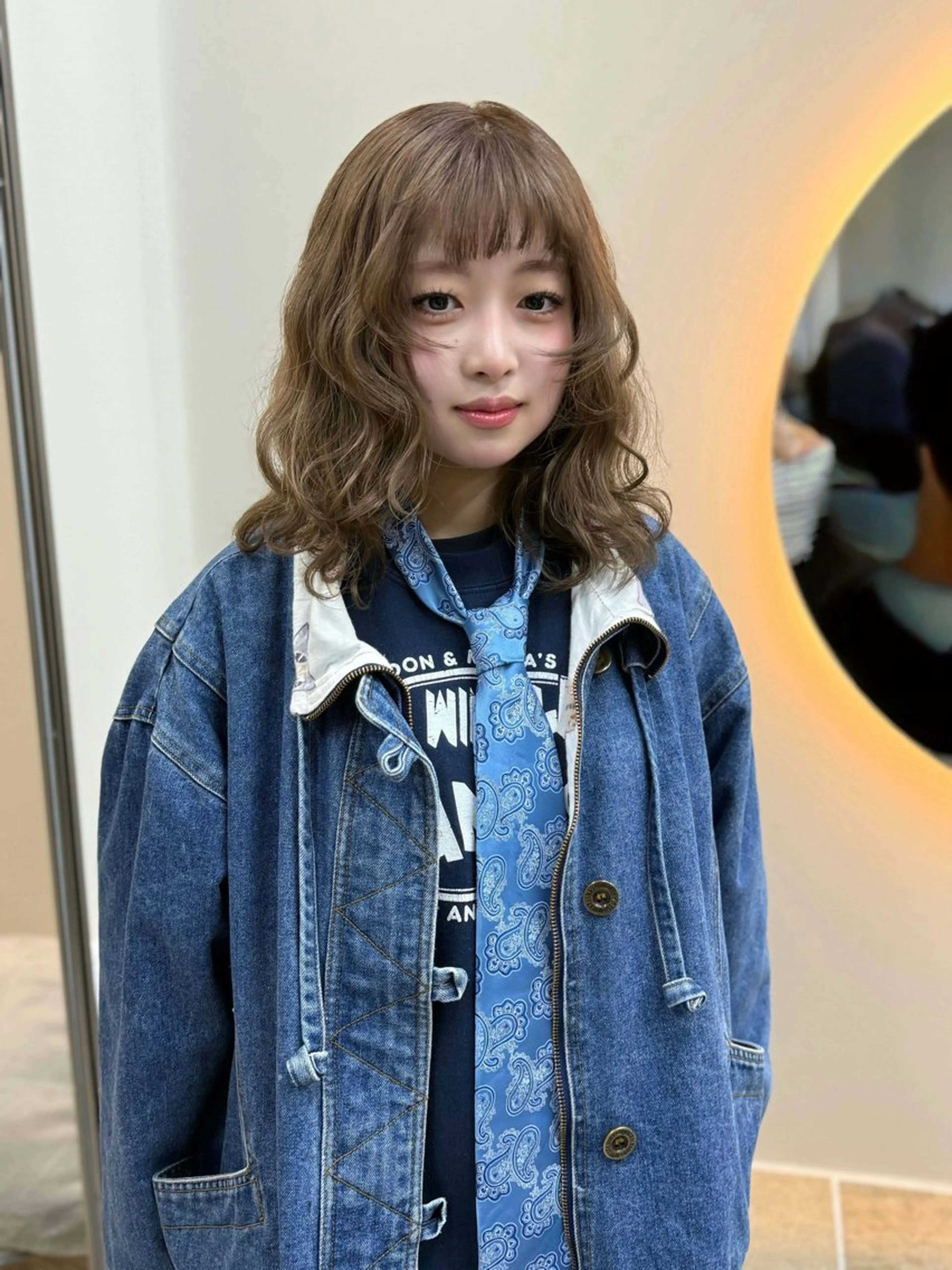 ミディアム カラー 透明感カラー カット ヘアカラー トリートメント funo. ／透明感カラーのヘアスタイル