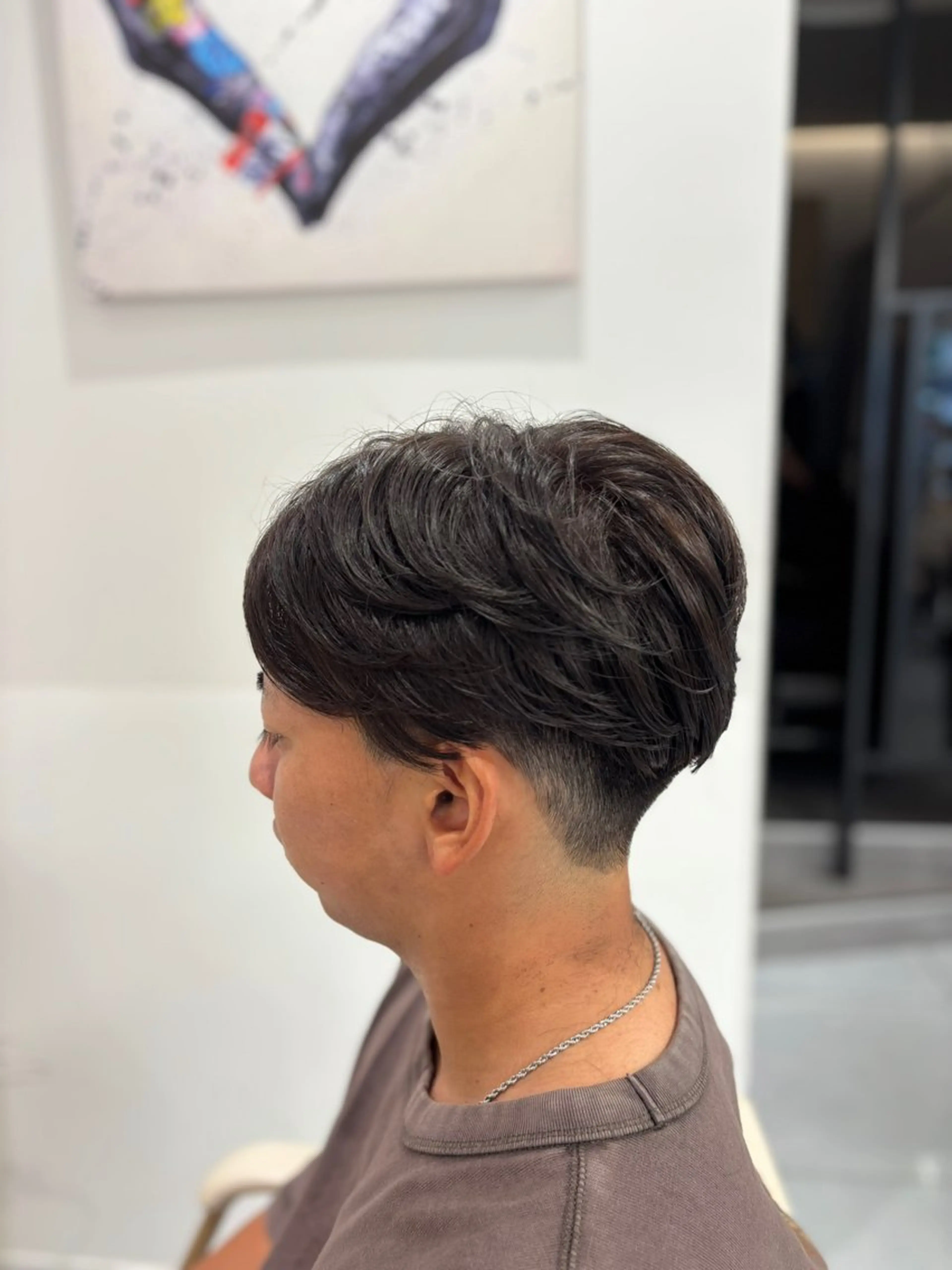 ショート パーマ メンズ カット パーマ メンズ特化韓国風 パーマスタイル/りんのヘアスタイル