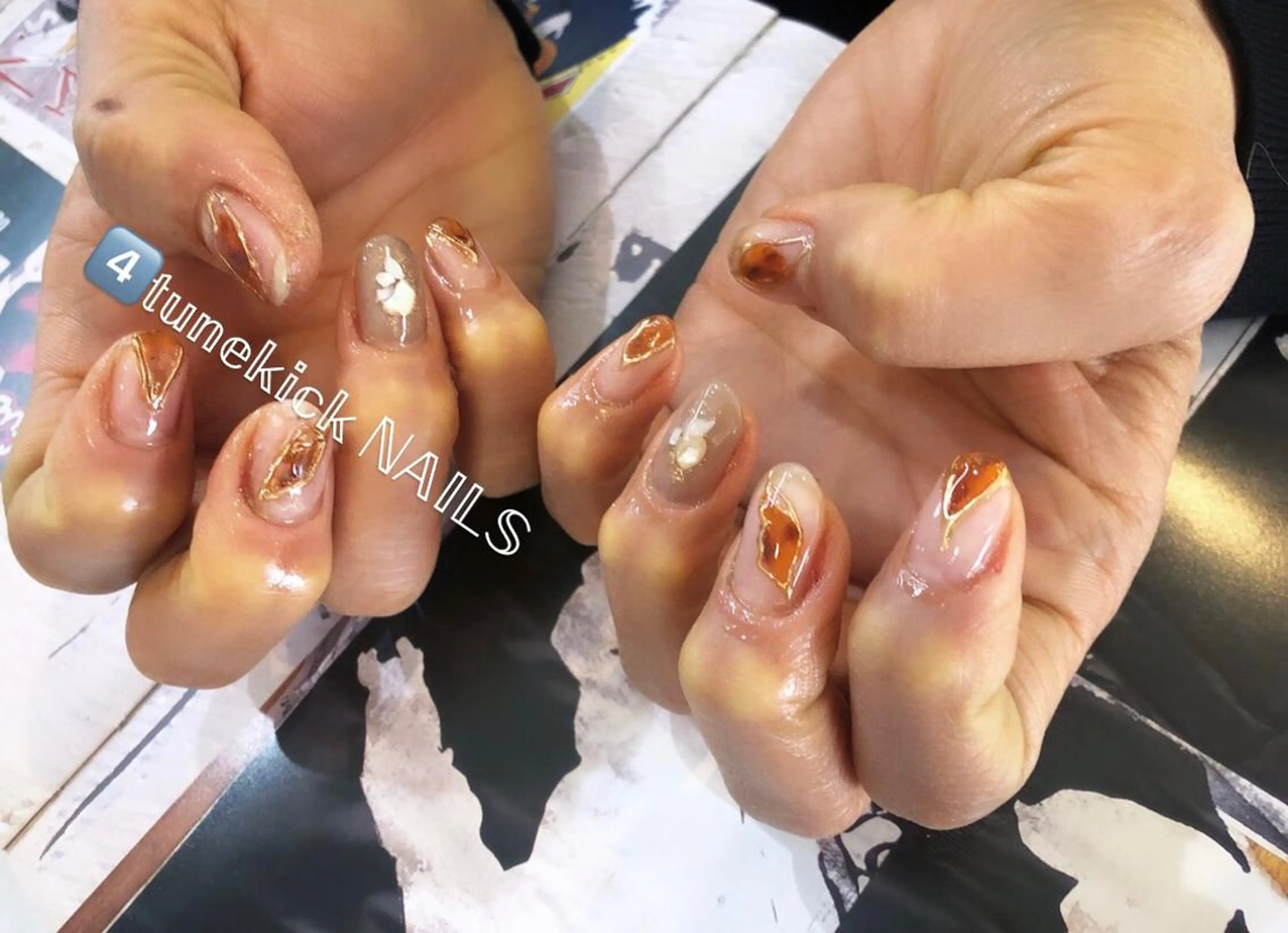 ネイル 4tunekick NAILS(フォーチュンキックネイルズ)所属・光森 淳子のネイルデザイン
