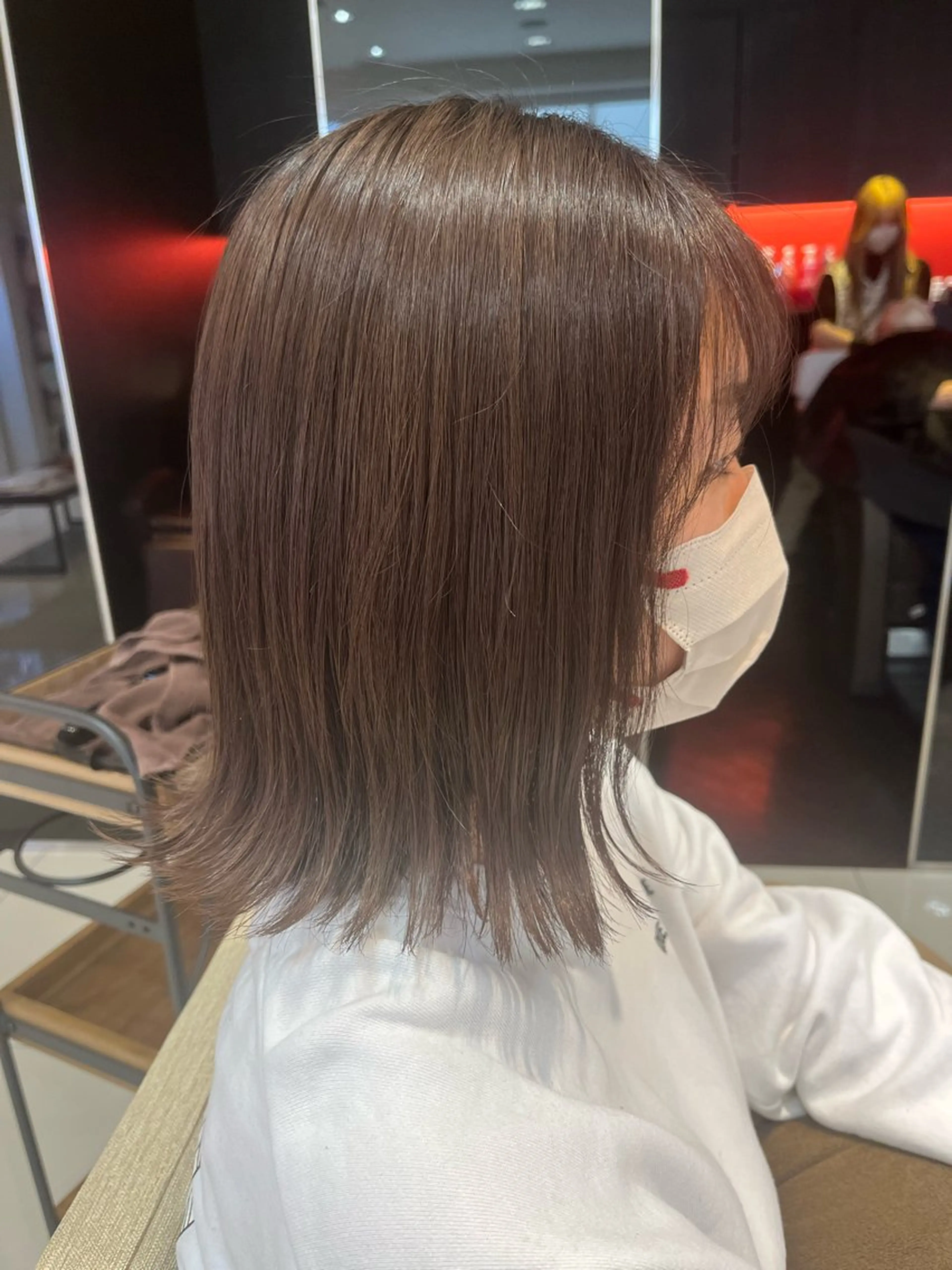 ミディアム カラー なつな/ 透明感カラーのヘアスタイル