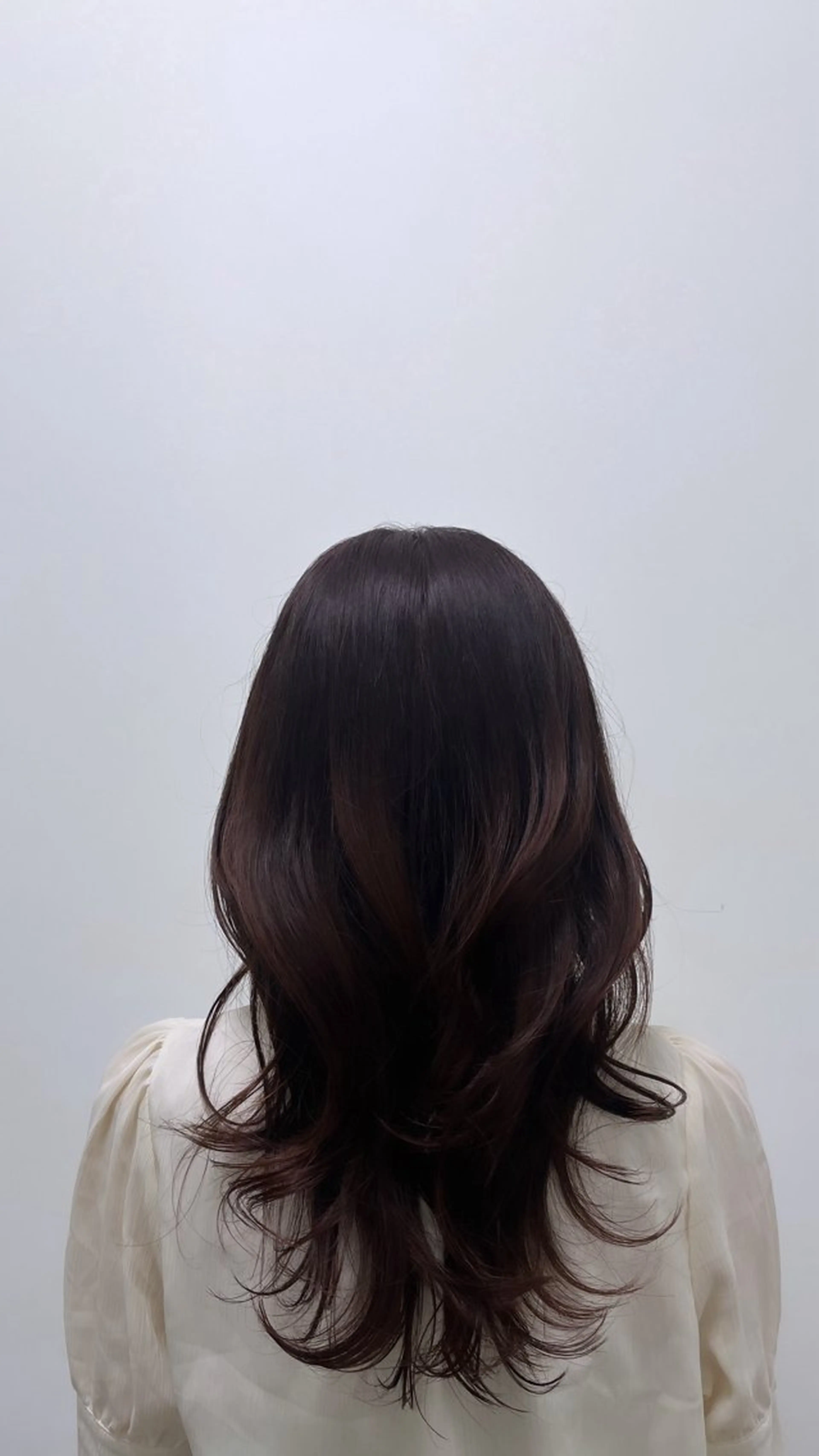 セミロング 新宿/小顔レイヤー/ 顔まわり/西慶太朗のヘアスタイル