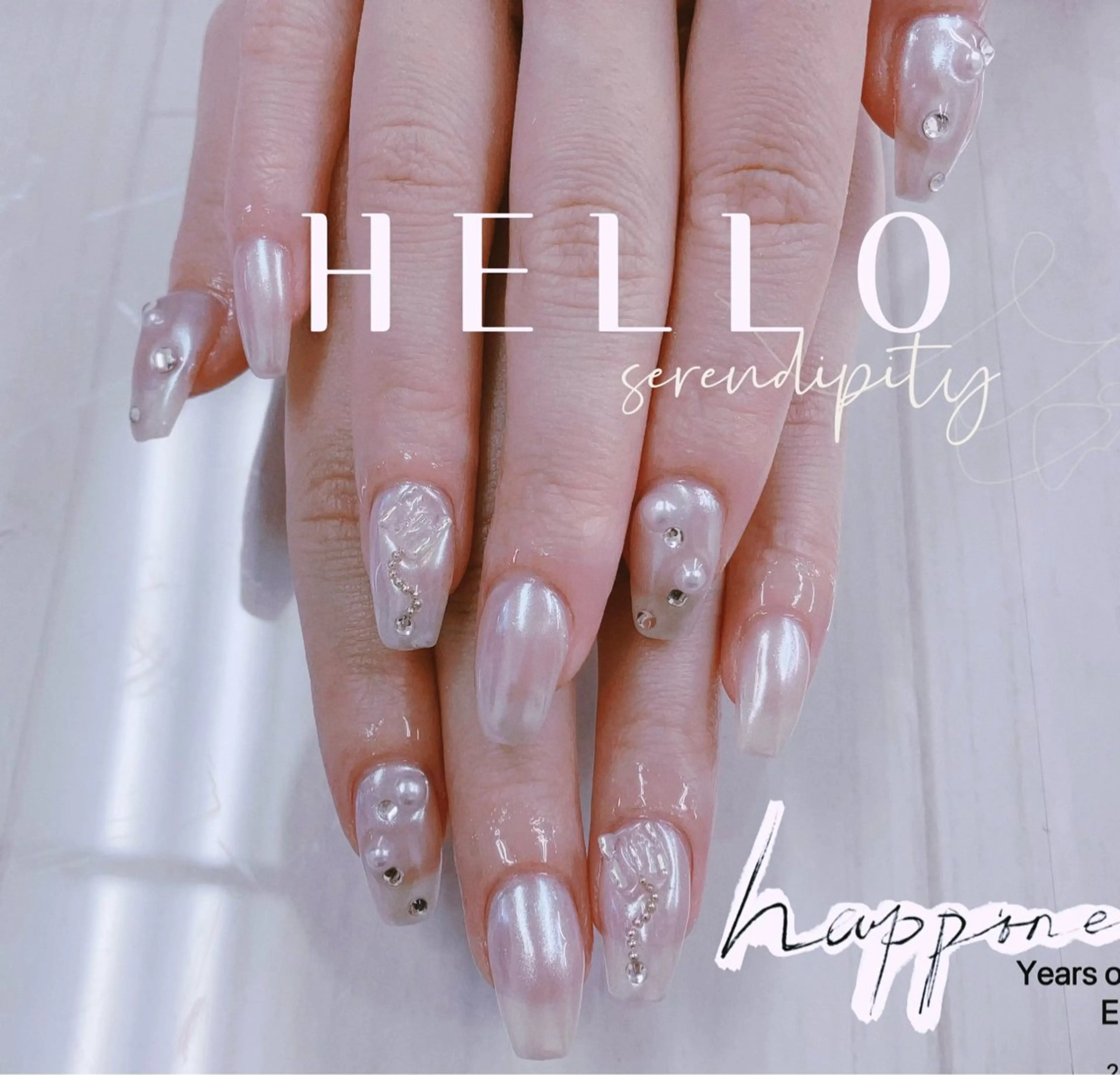 ネイル シンプルネイル Pretty J nail salon（長さ出し専門店）所属・Pretty J （長さ出し専門店）のネイルデザイン