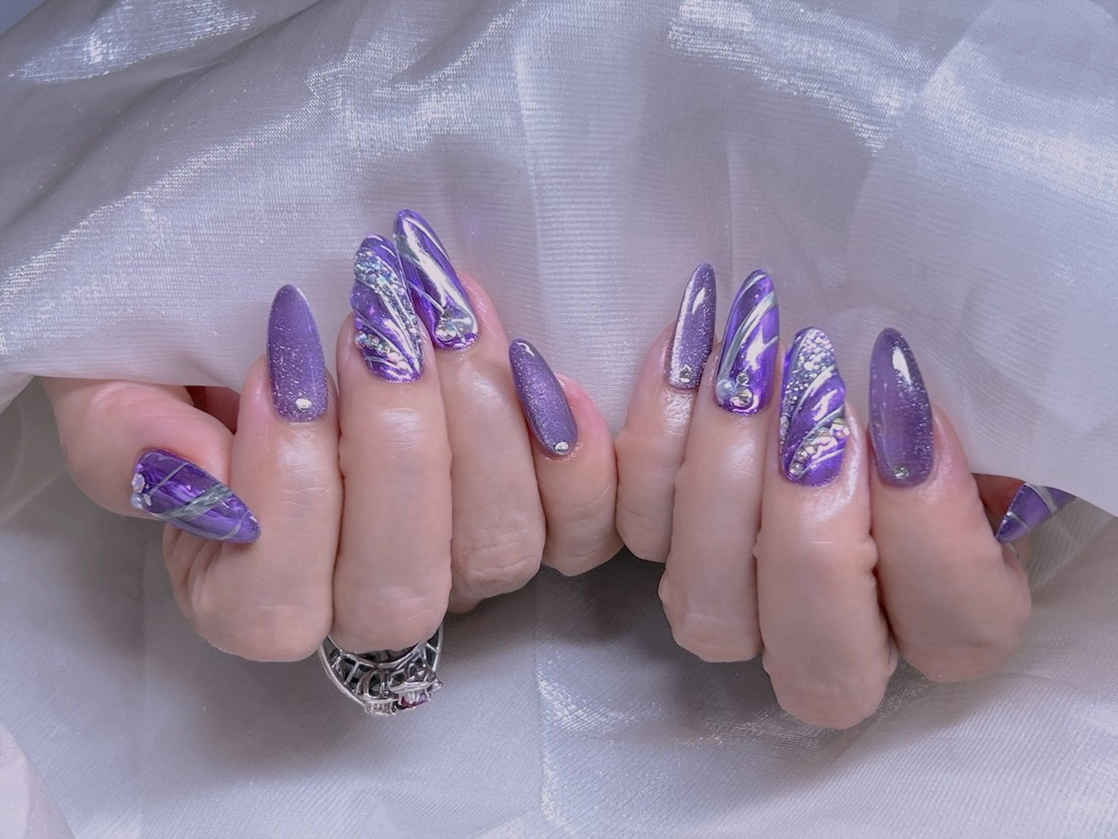 ネイル 長さだし専門店 M2　rikaのネイルデザイン