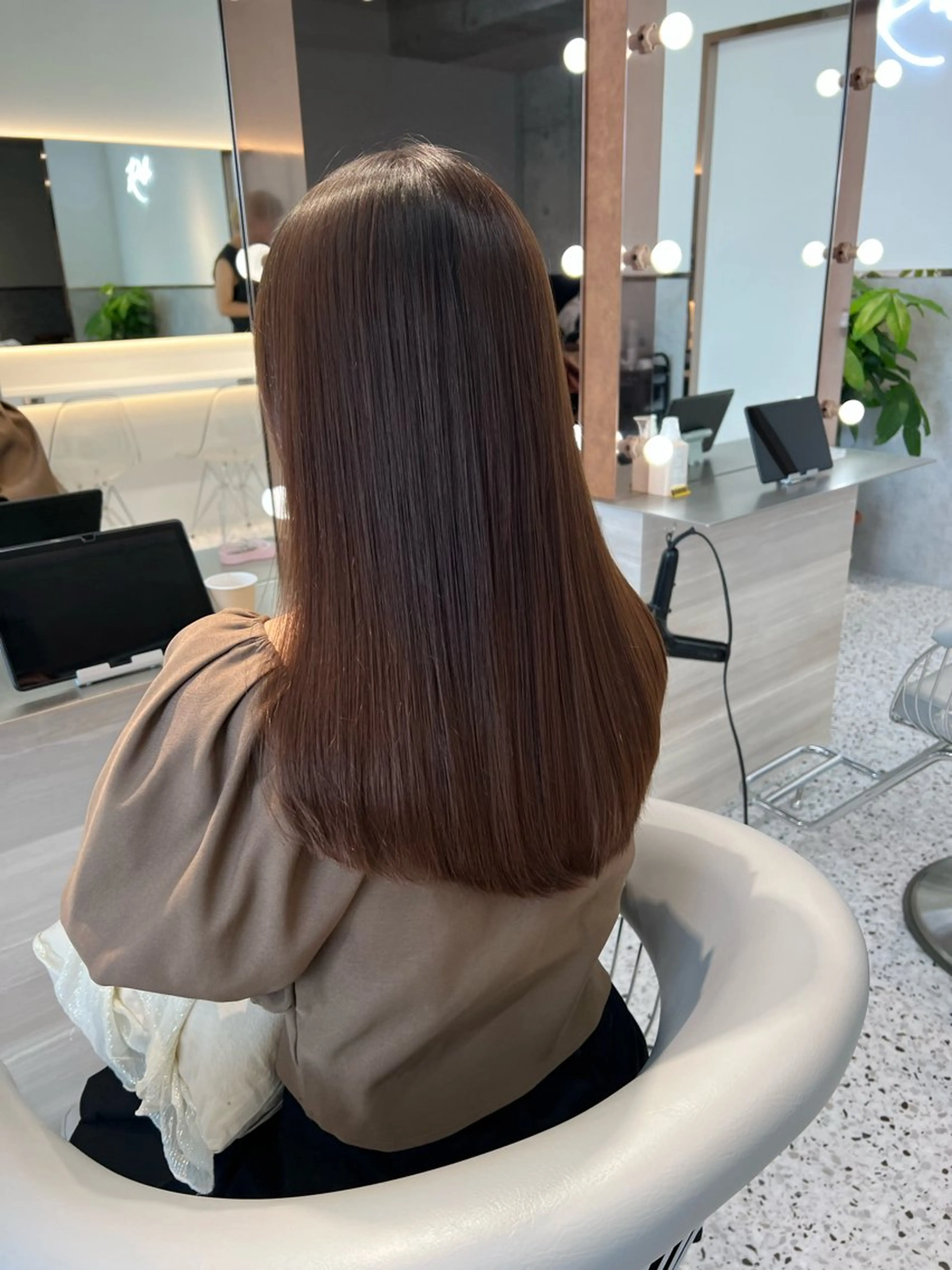 縮毛矯正&髪質改善トリートメントの写真