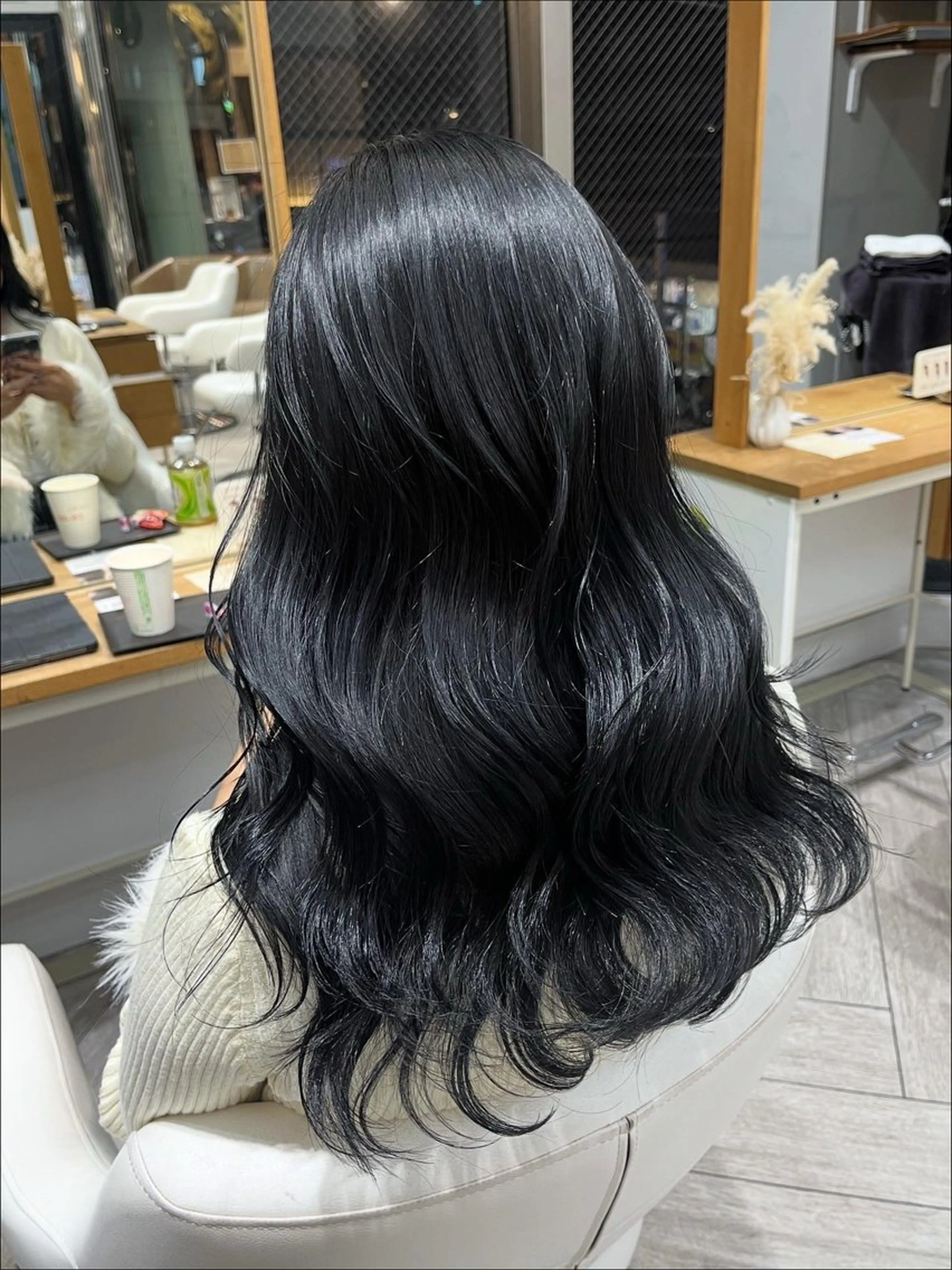 ロング カット ヘアカラー トリートメント ヘアセット AVANCE. chisatoのヘアスタイル