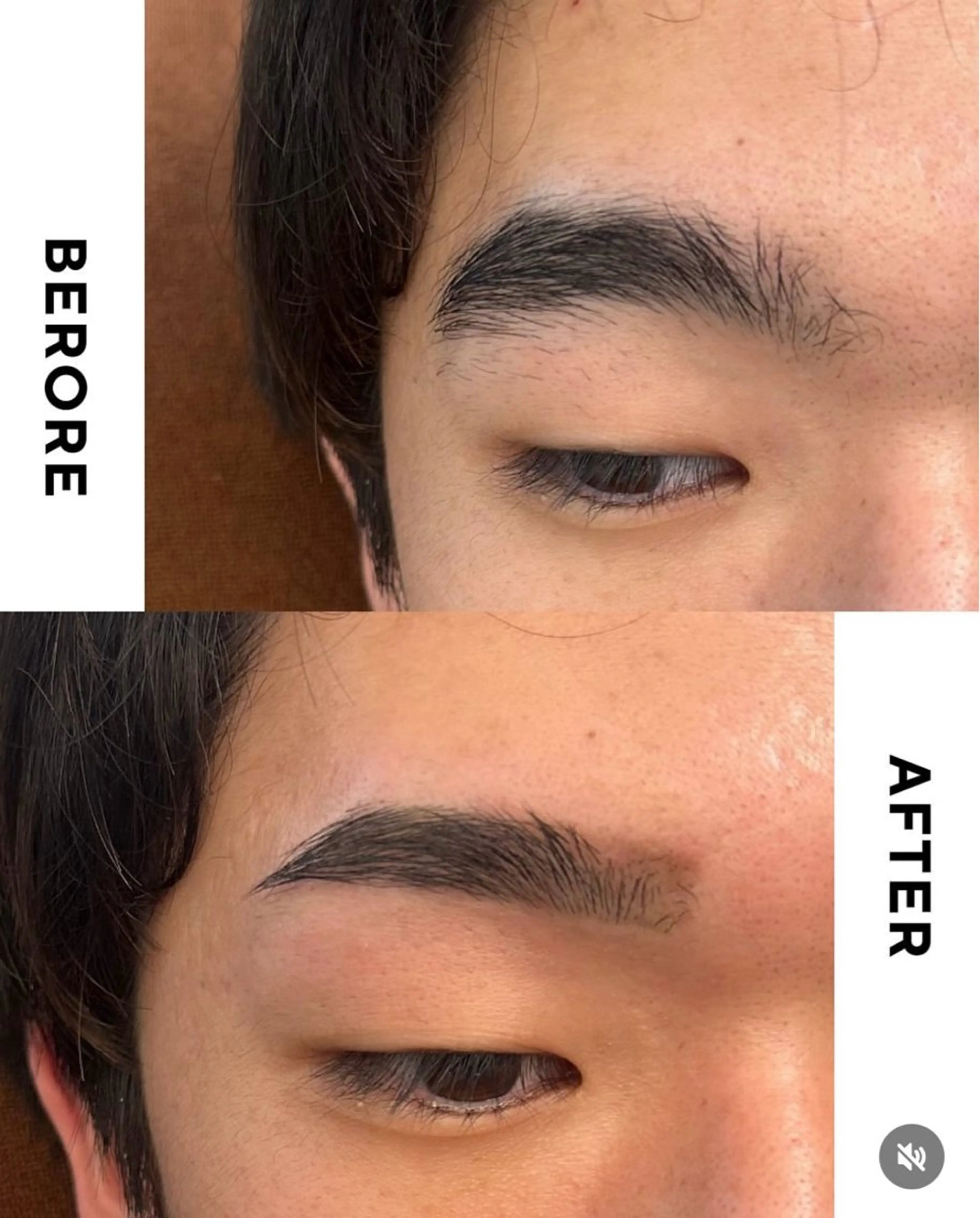 アイブロウ ワックス脱毛 眉カット SENSE新宿西口店所属・ほのか 【メンズ専門眉毛】の眉毛・アイブロウイメージ