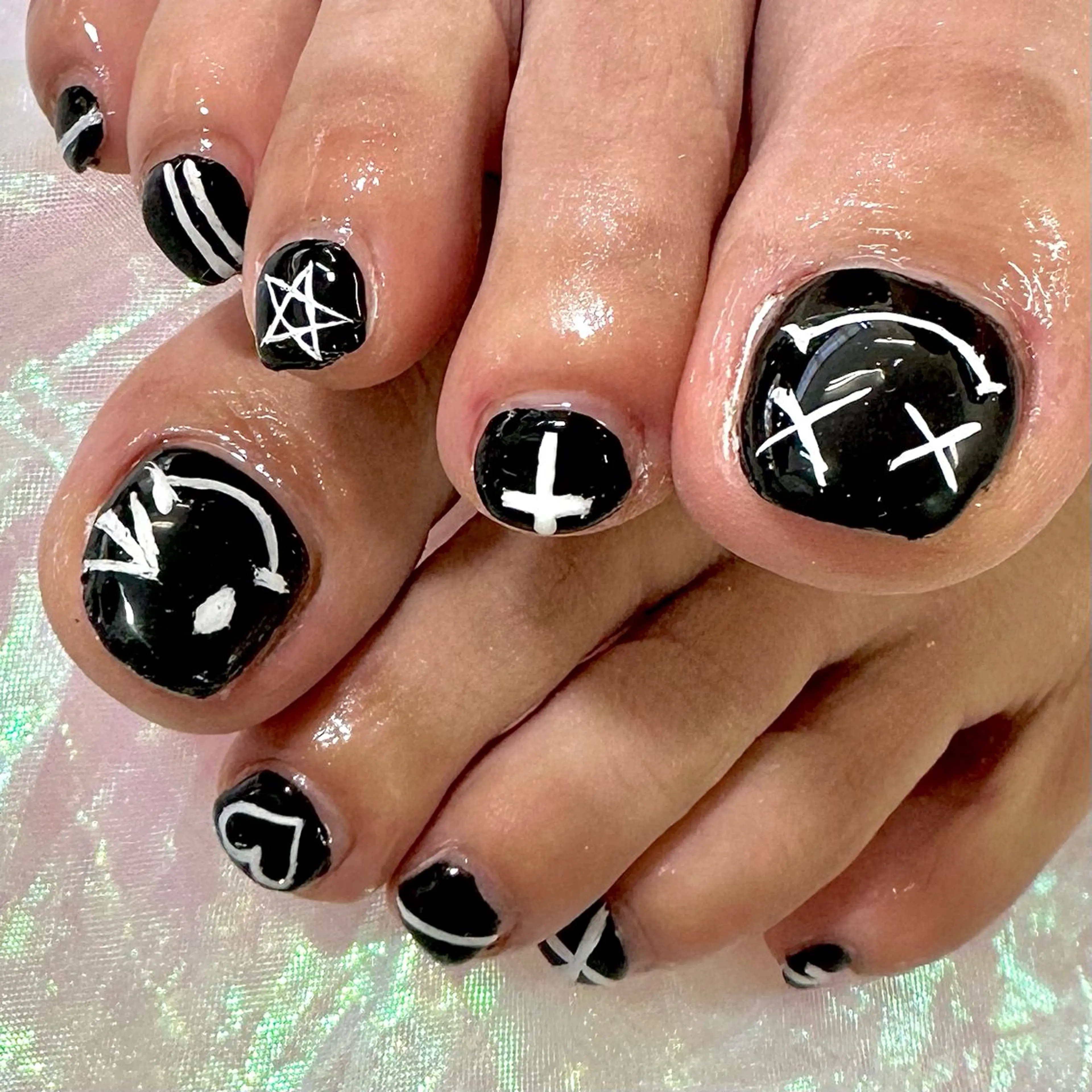 メンズ ネイル アートネイル フットネイル メンズネイル フットネイル はあとねいる Reinaのネイルデザイン