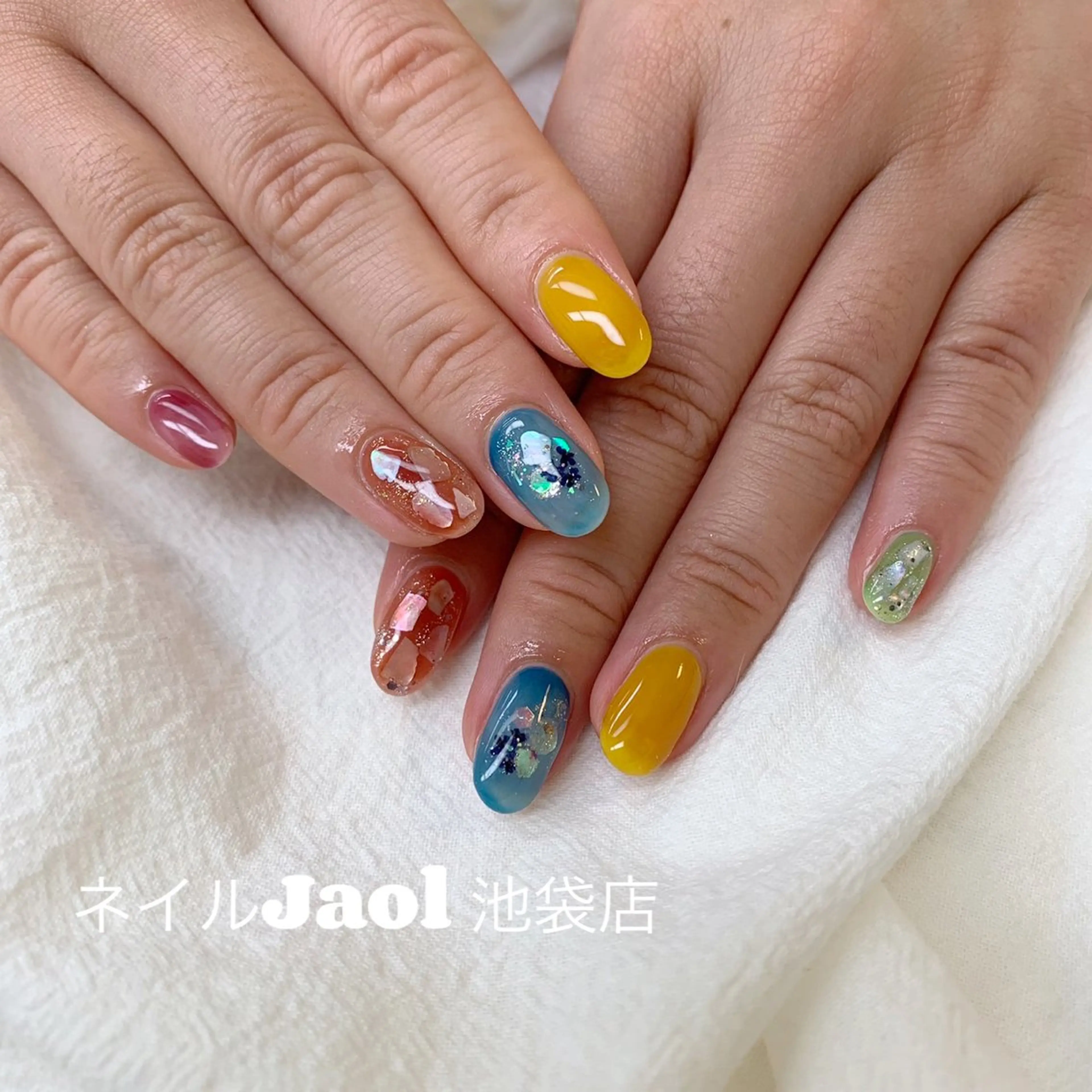 ミディアム nail jaol池袋店所属・ネイルJaol 池袋のネイルデザイン
