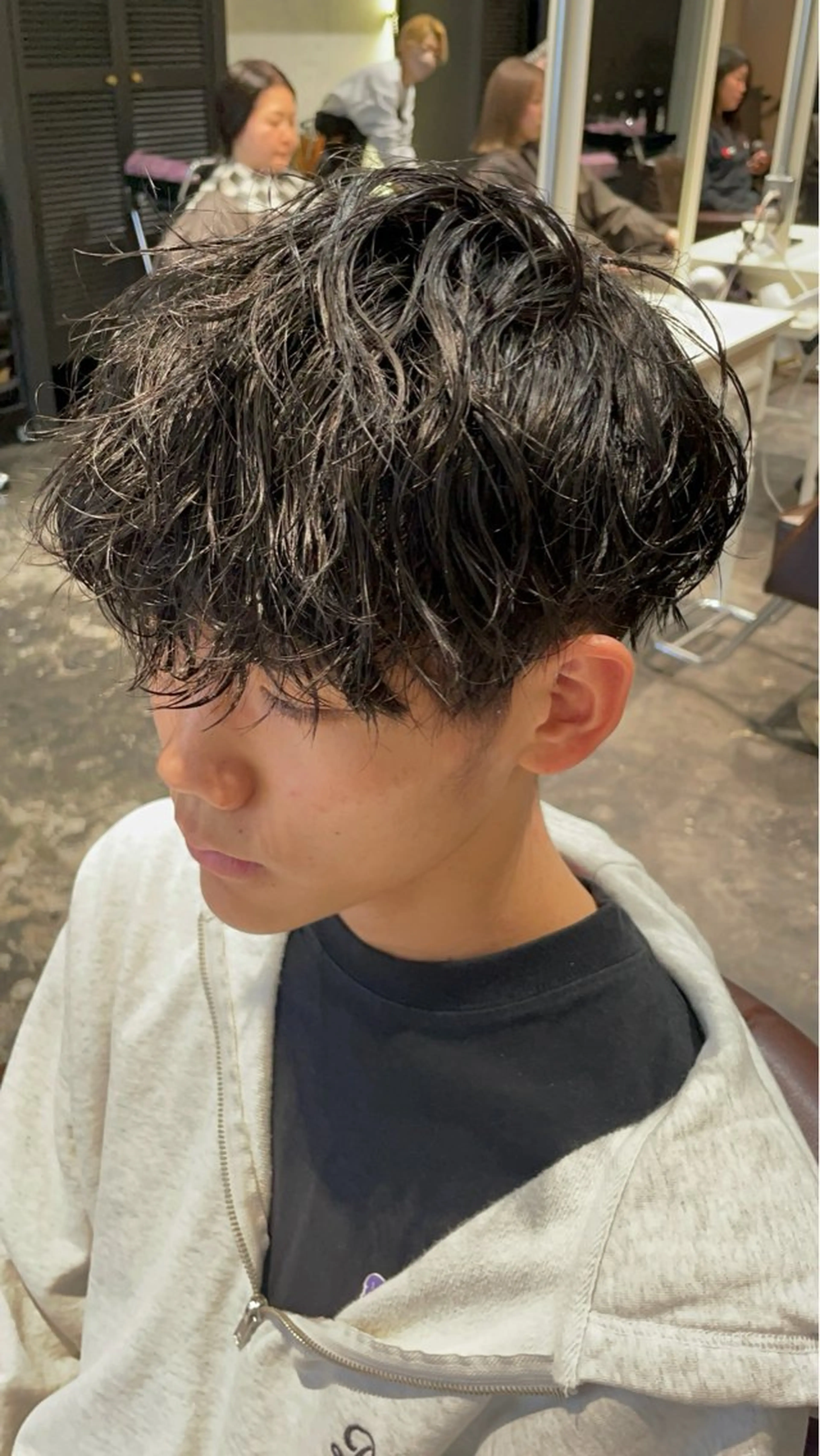 パーマ メンズ メンズパーマ カット パーマ 💈メンズ職人 ルキト💈のヘアスタイル