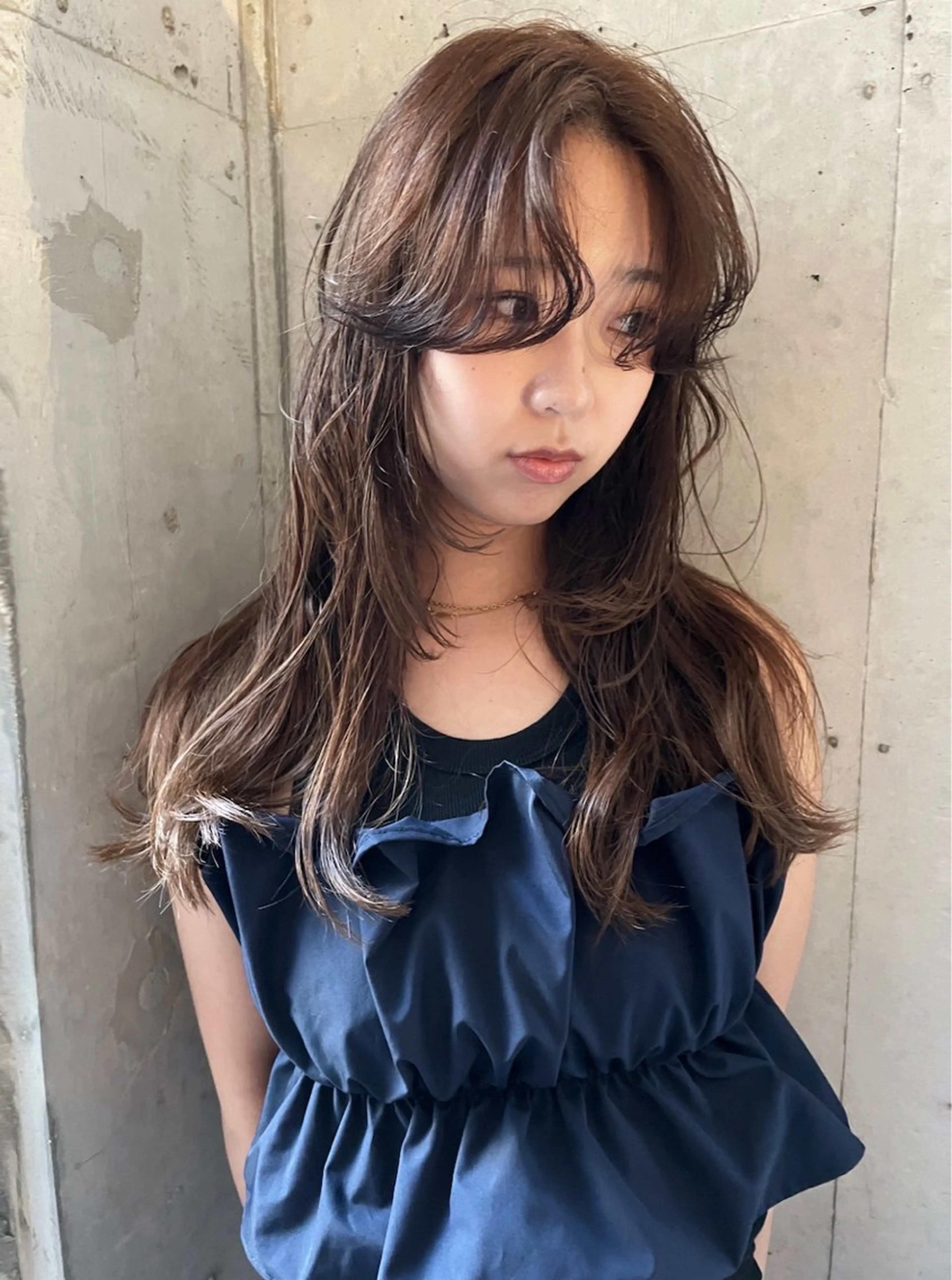 ロング カラー sano rikitoのヘアスタイル