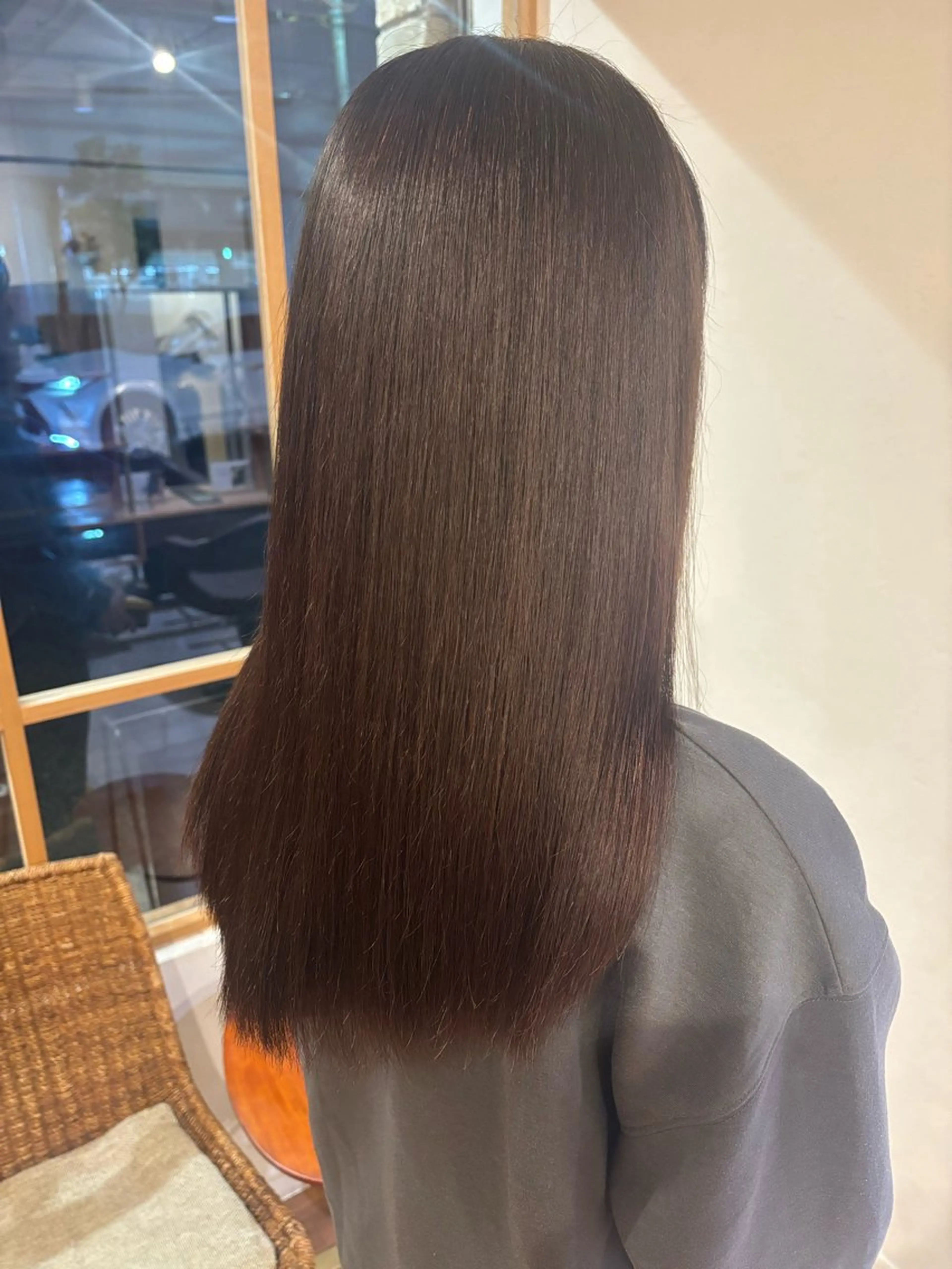 カラー ブラウンカラー ヘアカラー 永山 日菜のヘアスタイル