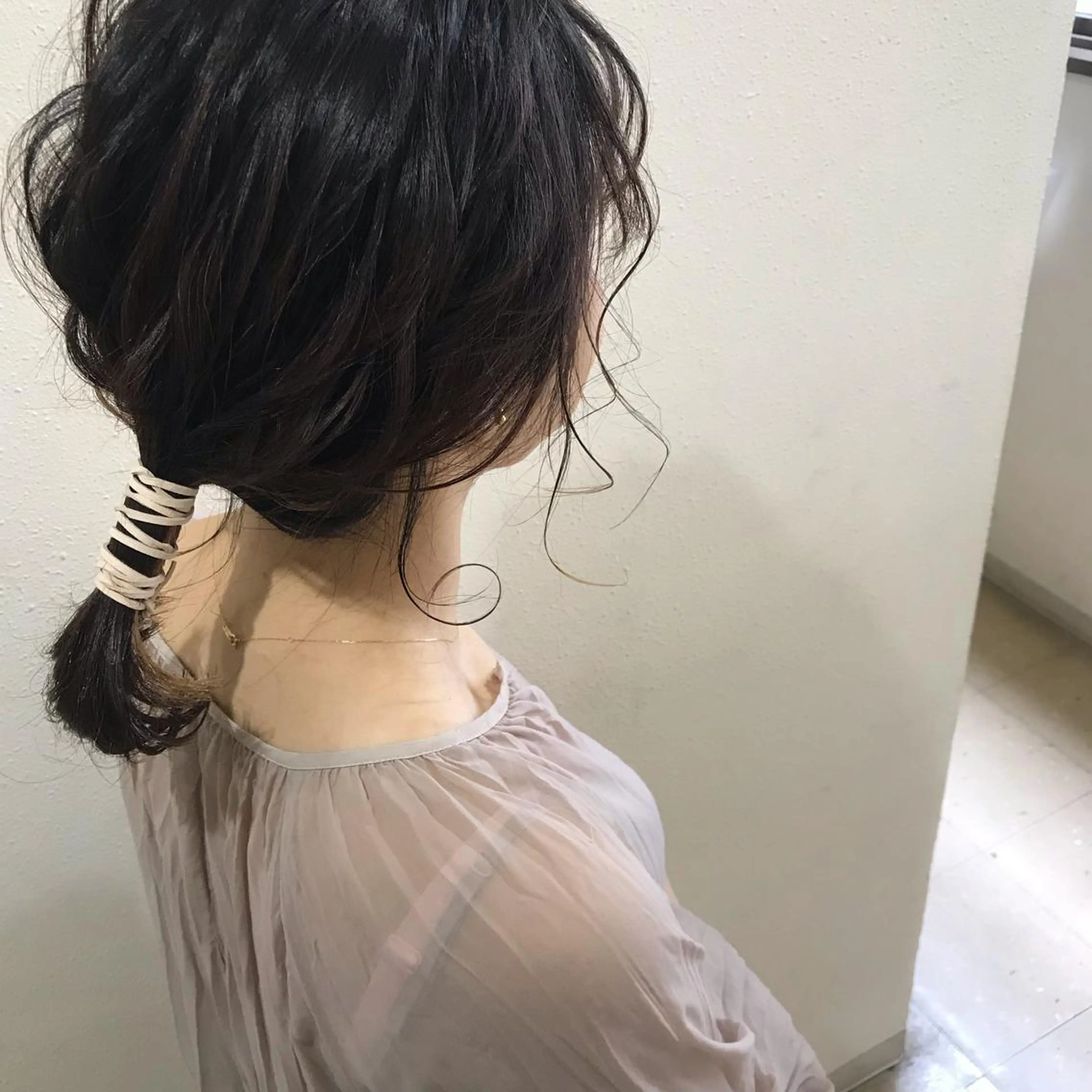 セミロング トリートメント カット ヘアカラー トリートメント 韓国 / 中国ヘア 🦋Noniのヘアスタイル