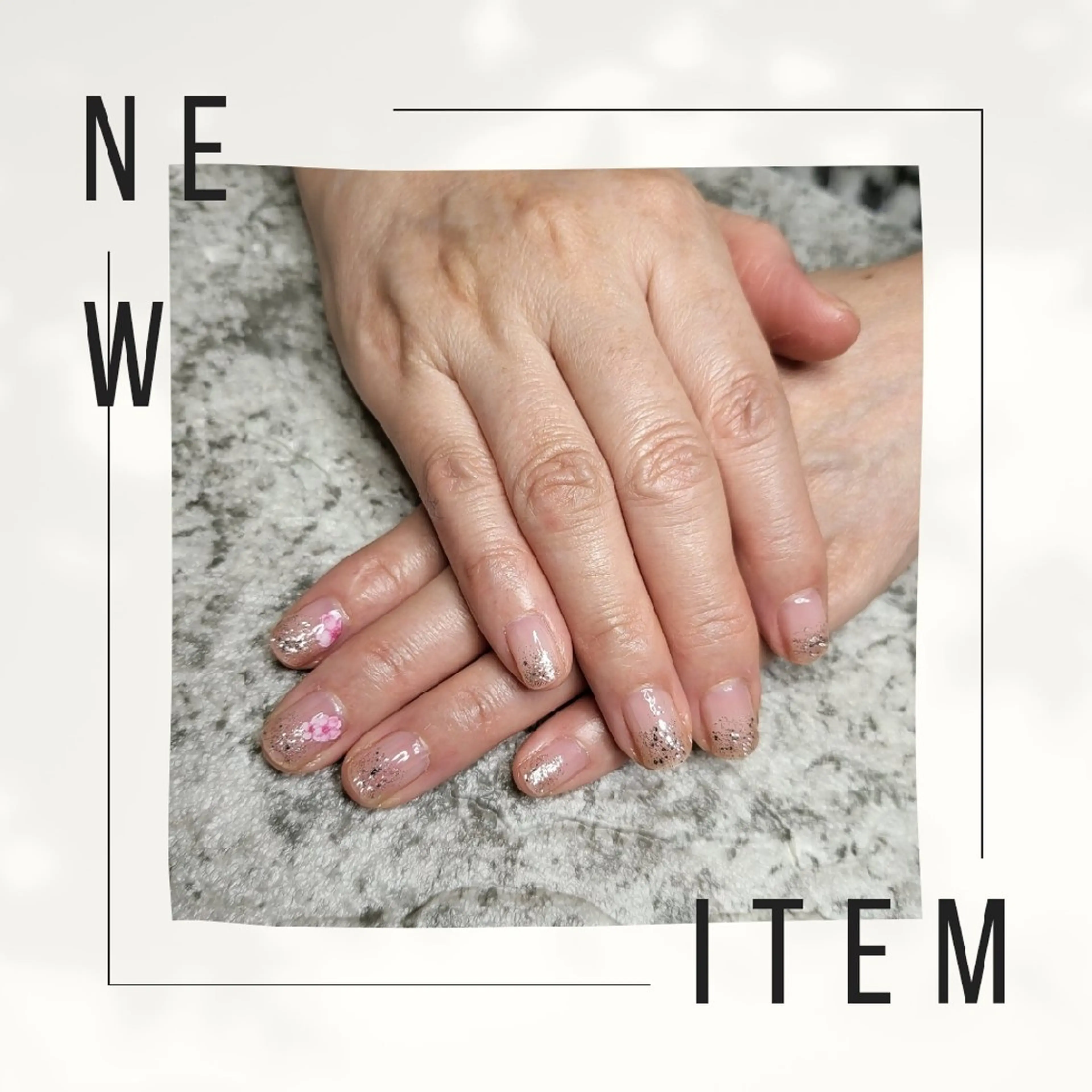 ネイル グラデーション ラメ(グリッター) ラメグラデーション 矢野 美希のネイルデザイン