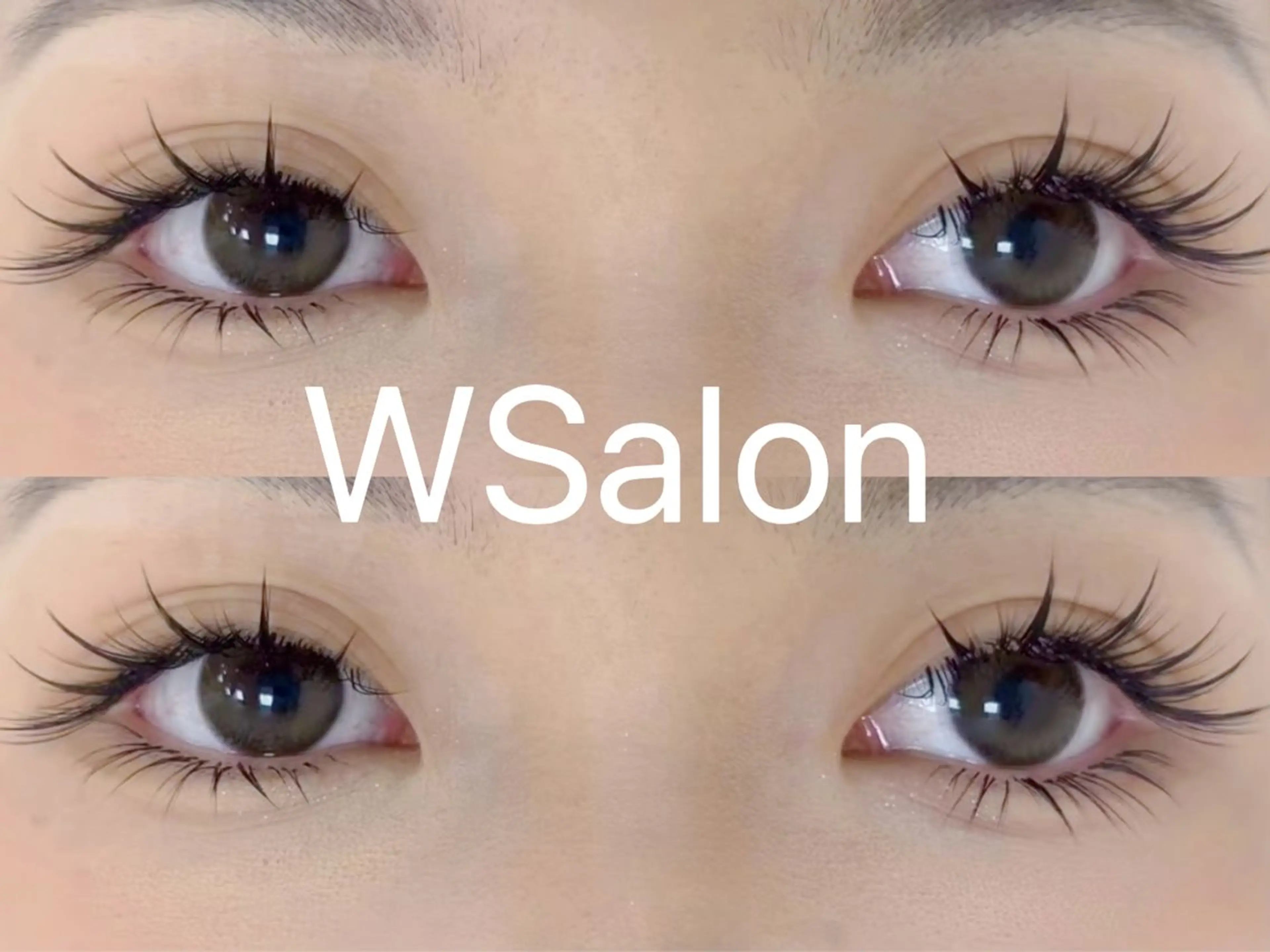 マツエク・マツパ 付け放題 バインドロック カラーマツエク フラットラッシュ 韓国風マツエク W Salon アイラッシュのマツエク・マツパデザイン