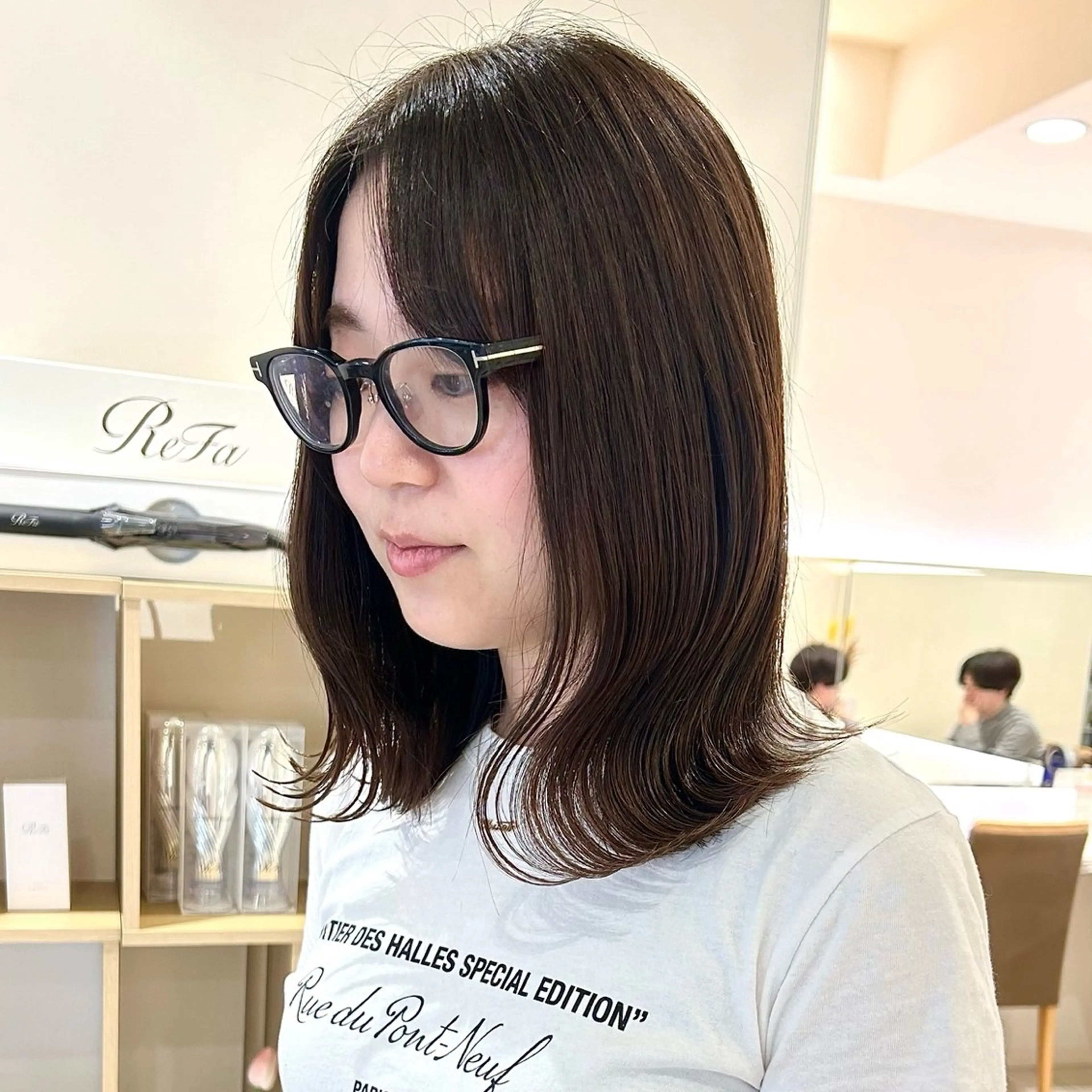 ミディアム カラー THE SALONS 渋谷246店所属・HCA studioのヘアスタイル