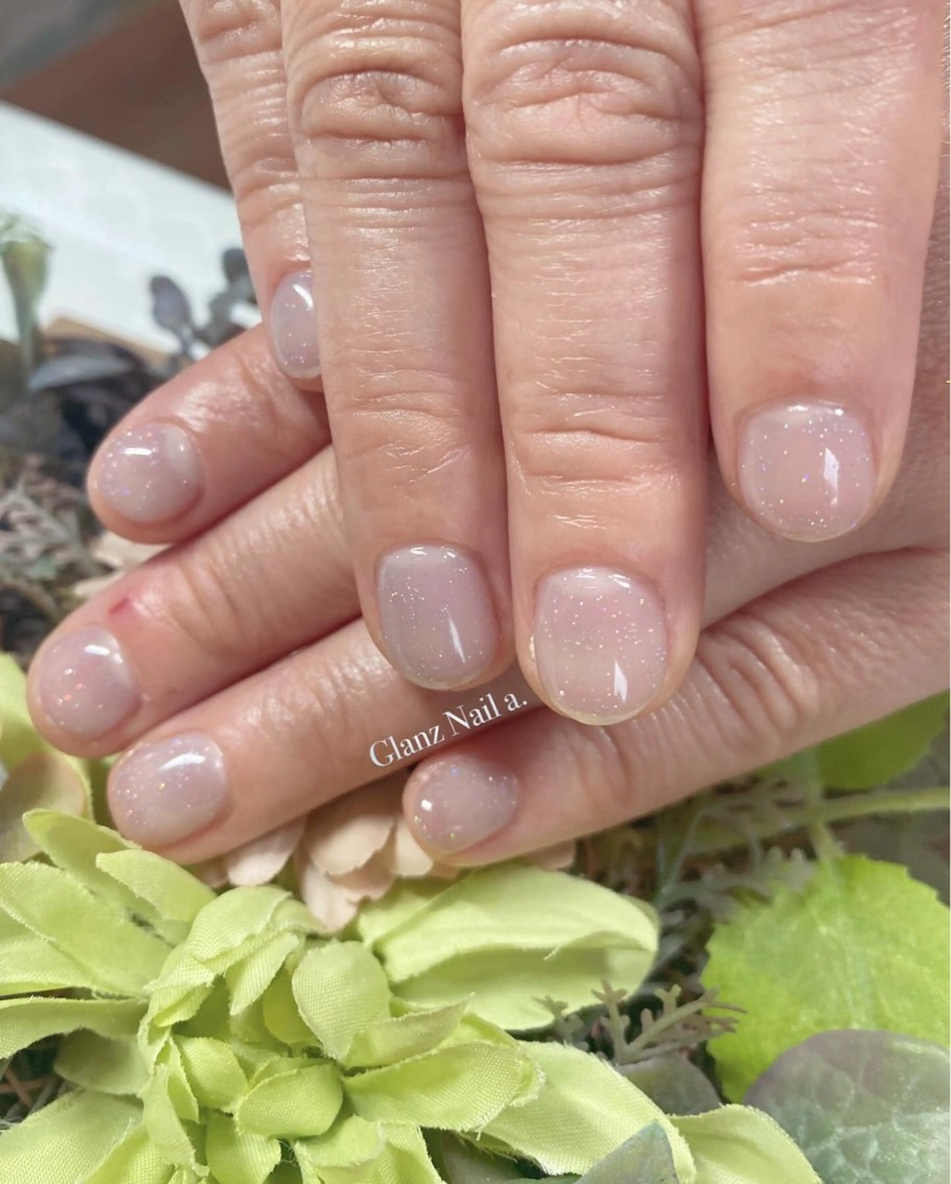 ネイル キラキラネイル オフィスネイル Glanz  Nail aのネイルデザイン