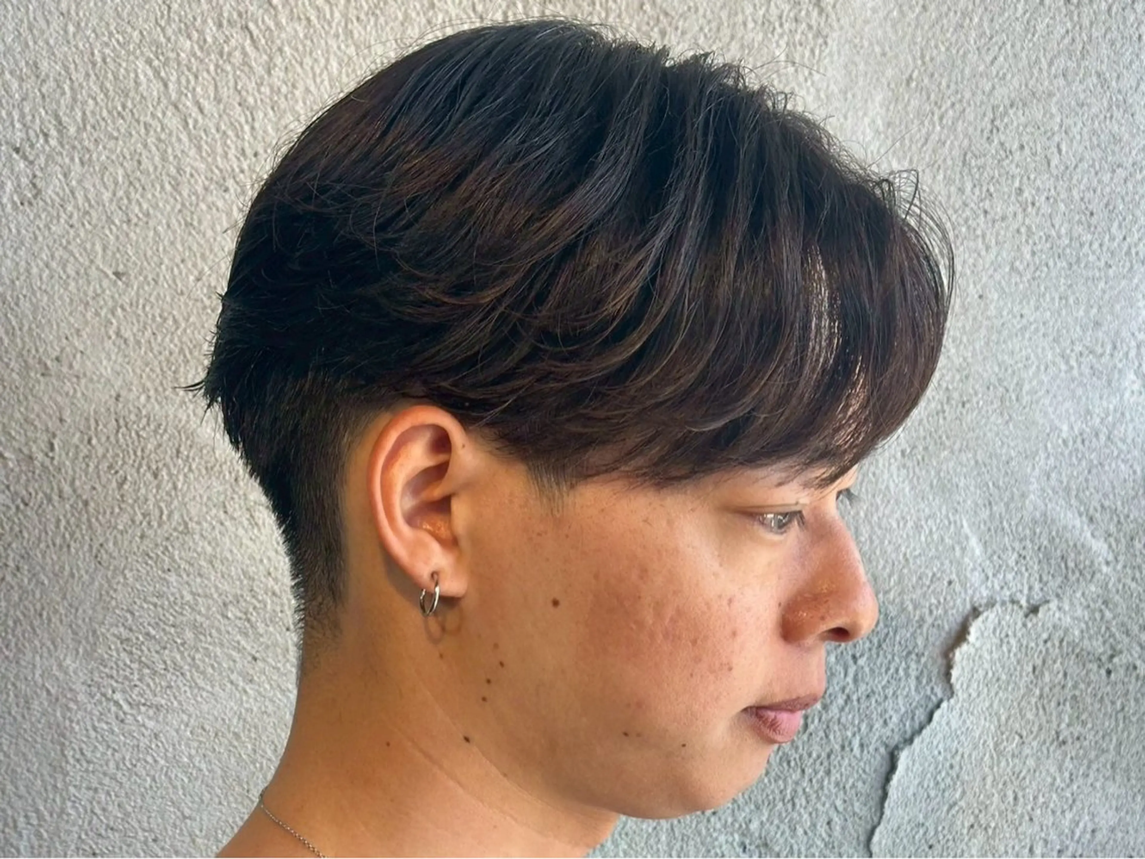 メンズ センターパート カット パーマ Niau高崎所属・栗原 翔大のヘアスタイル