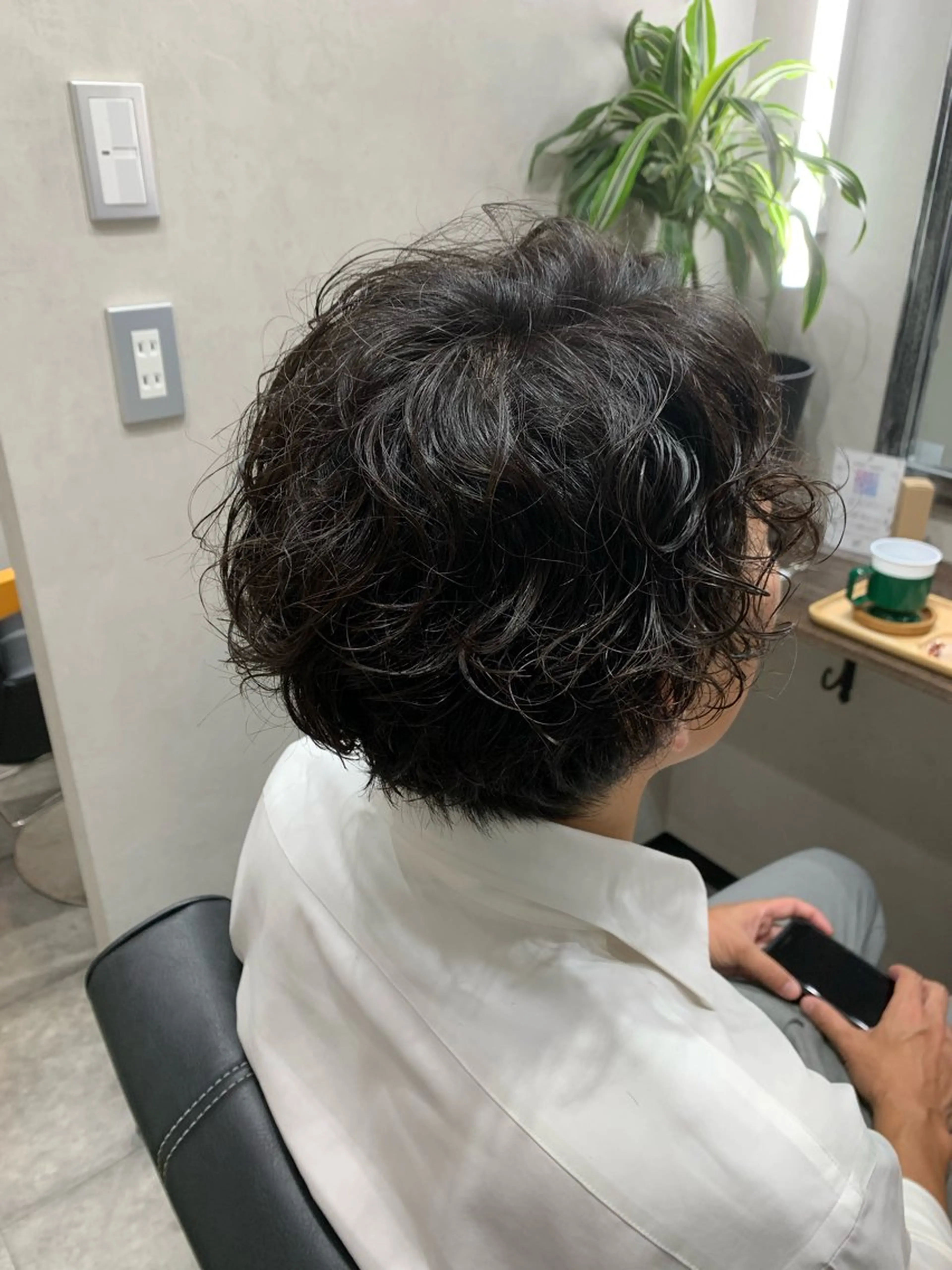パーマ メンズ 松木 護裕のヘアスタイル