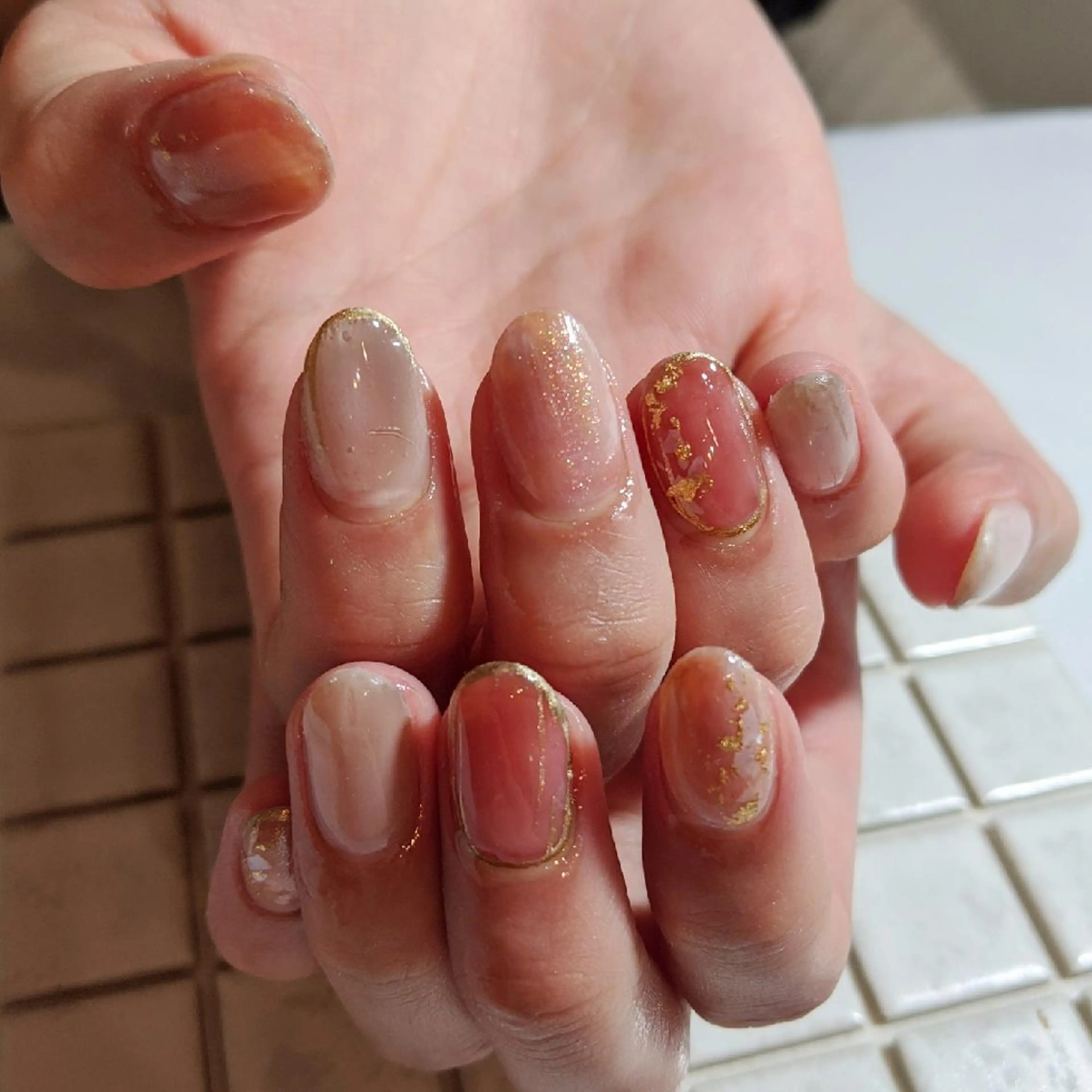 ネイル ニュアンスネイル ハンドネイル private salon mieのネイルデザイン