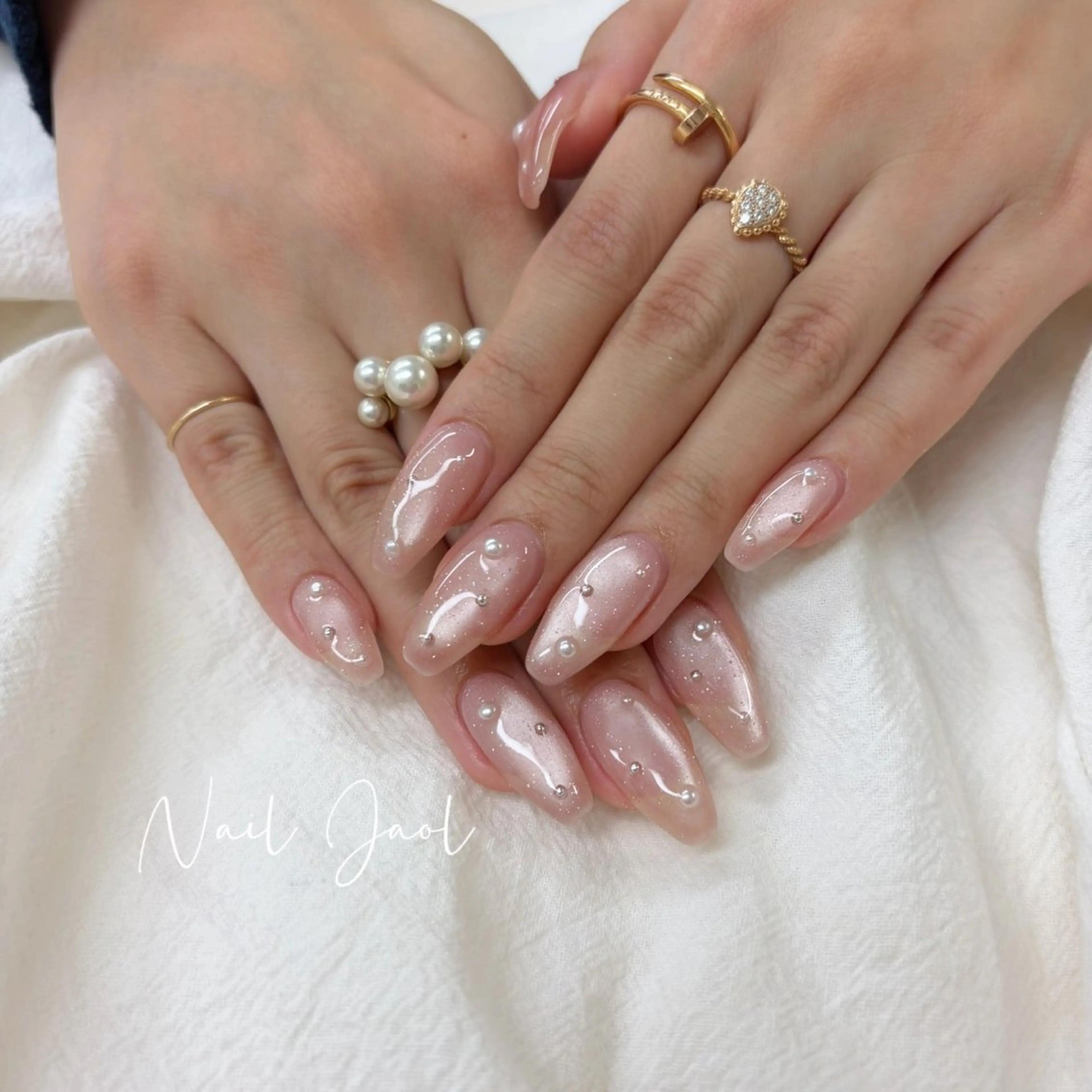 ロング 韓国風ヘア nail jaol池袋店所属・ネイルJaol 池袋のネイルデザイン