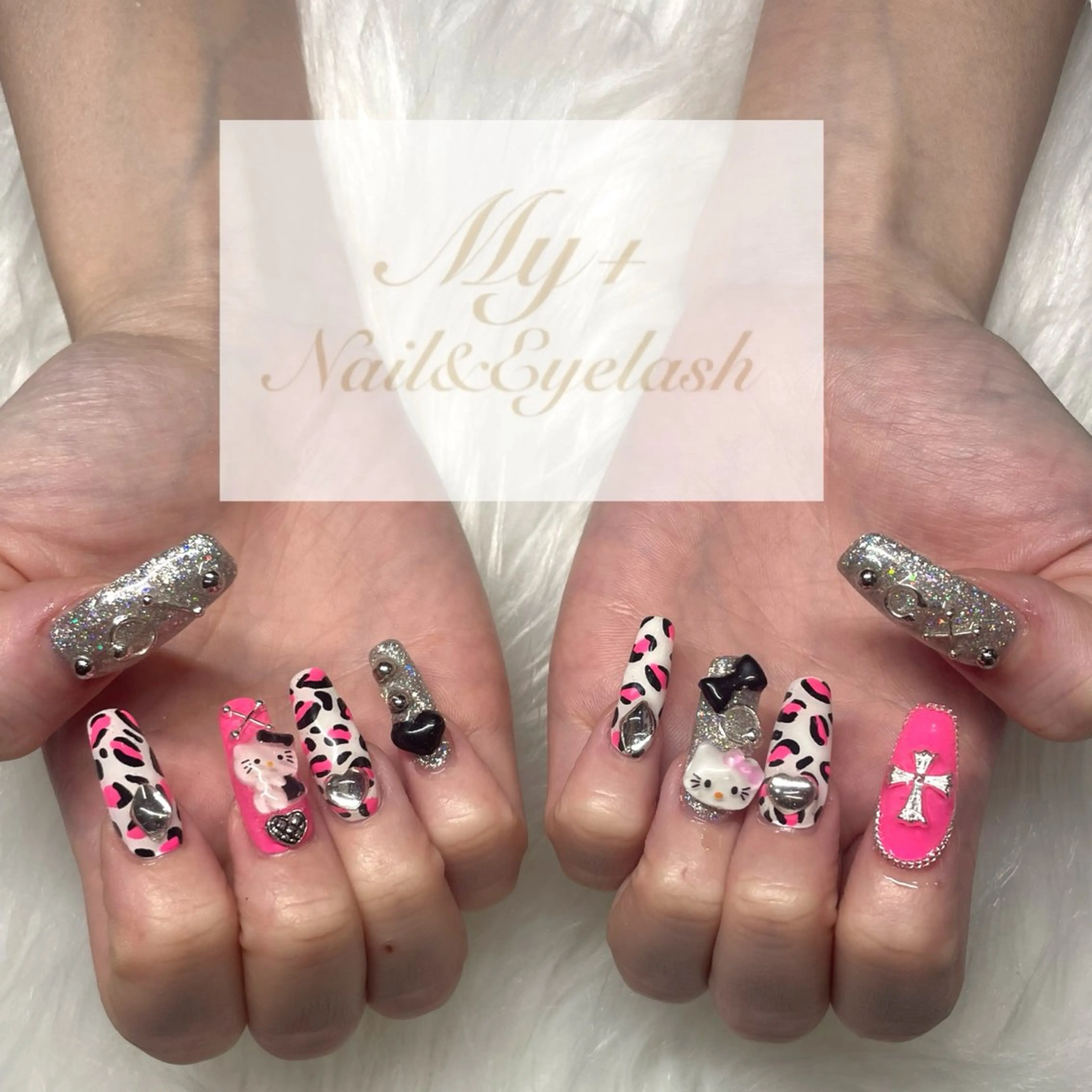 ロング ハンドネイル My+ Rihoのネイルデザイン