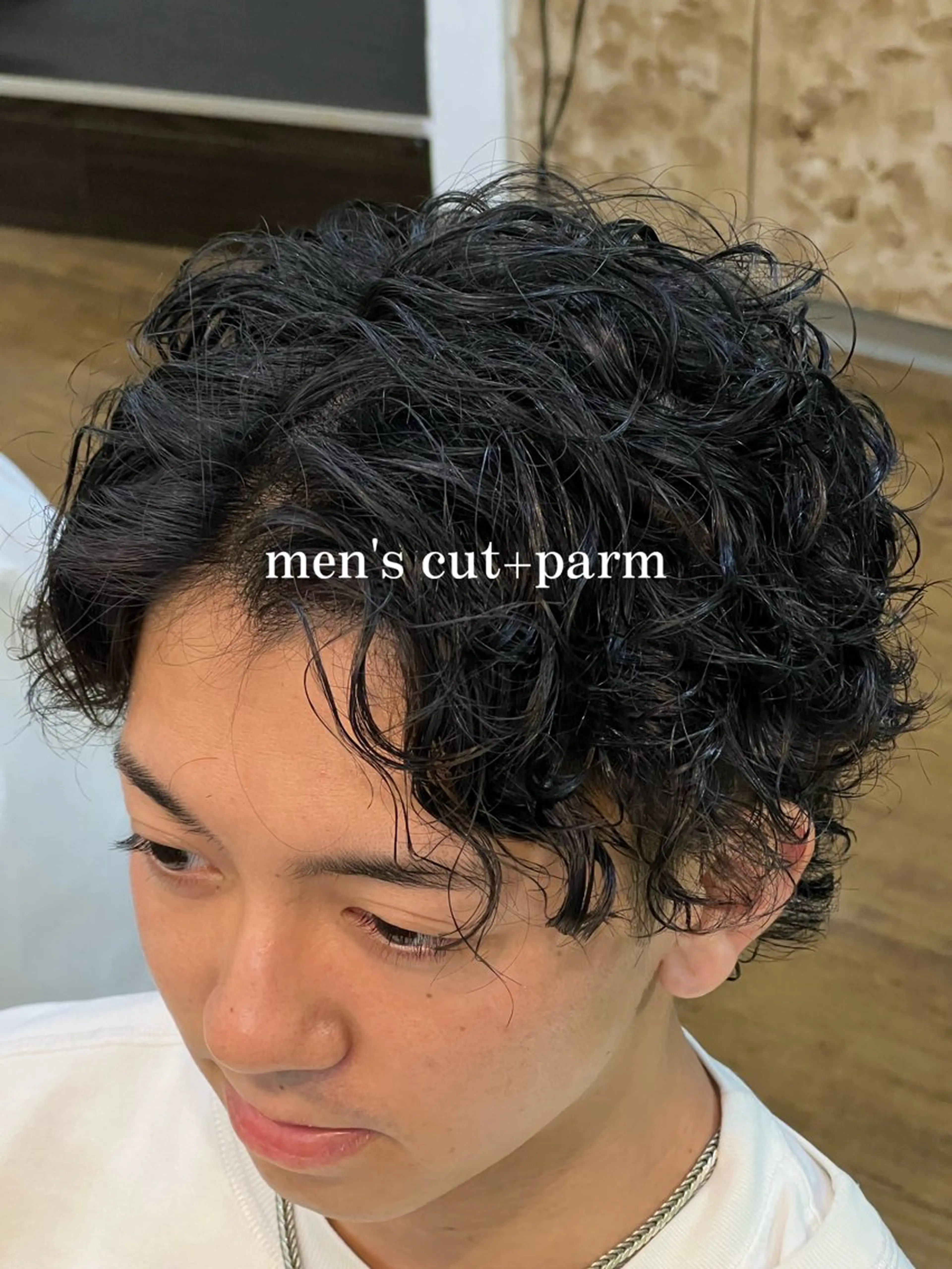 ショート パーマ メンズ パーマ 【髪質改善/縮毛矯正 /カラー】ホサカのヘアスタイル