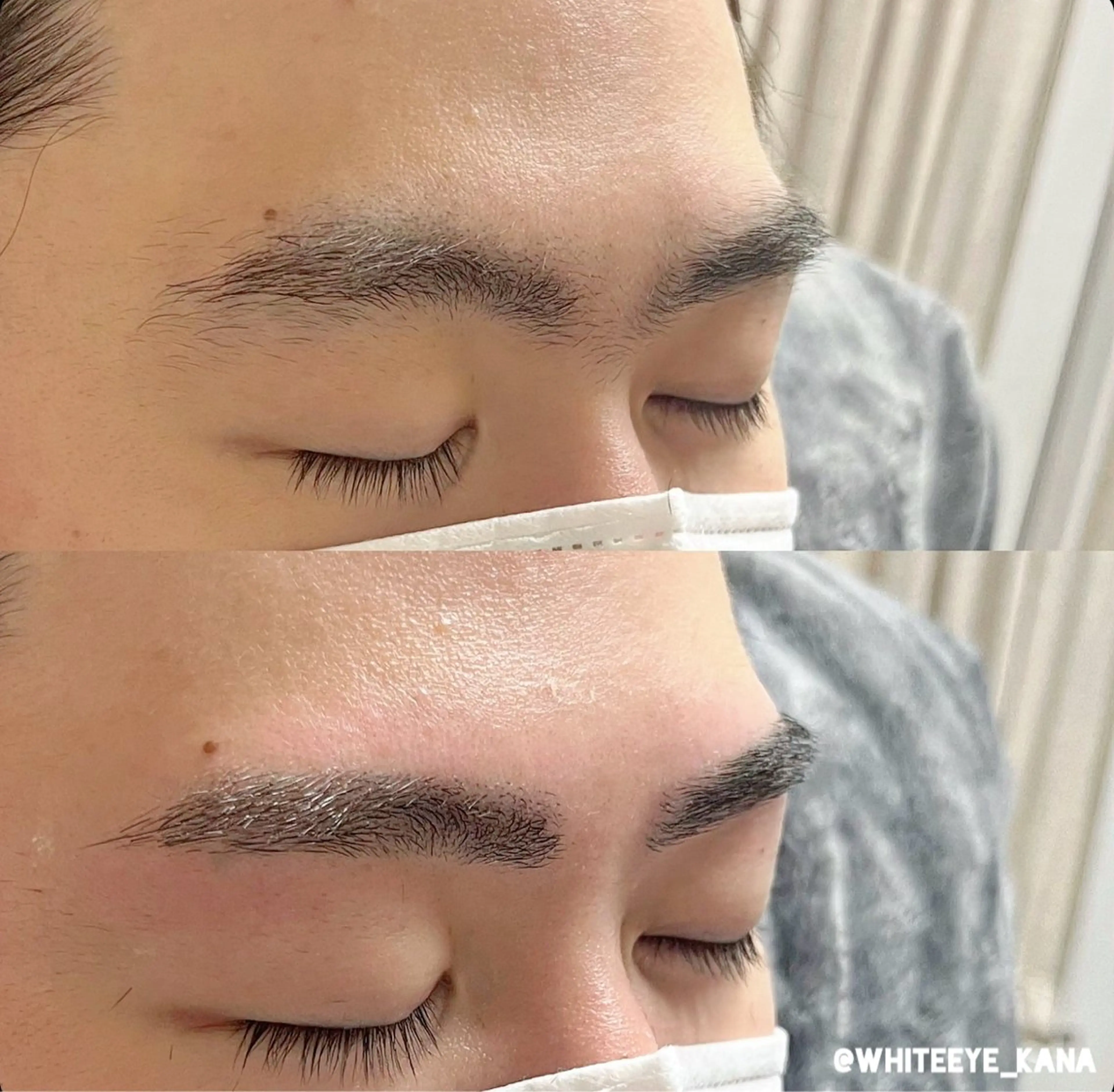メンズ アイブロウ メンズアイブロウ ワックス脱毛 眉カット その他(アイブロウ) WHITEEYE 🤍KANAの眉毛・アイブロウイメージ