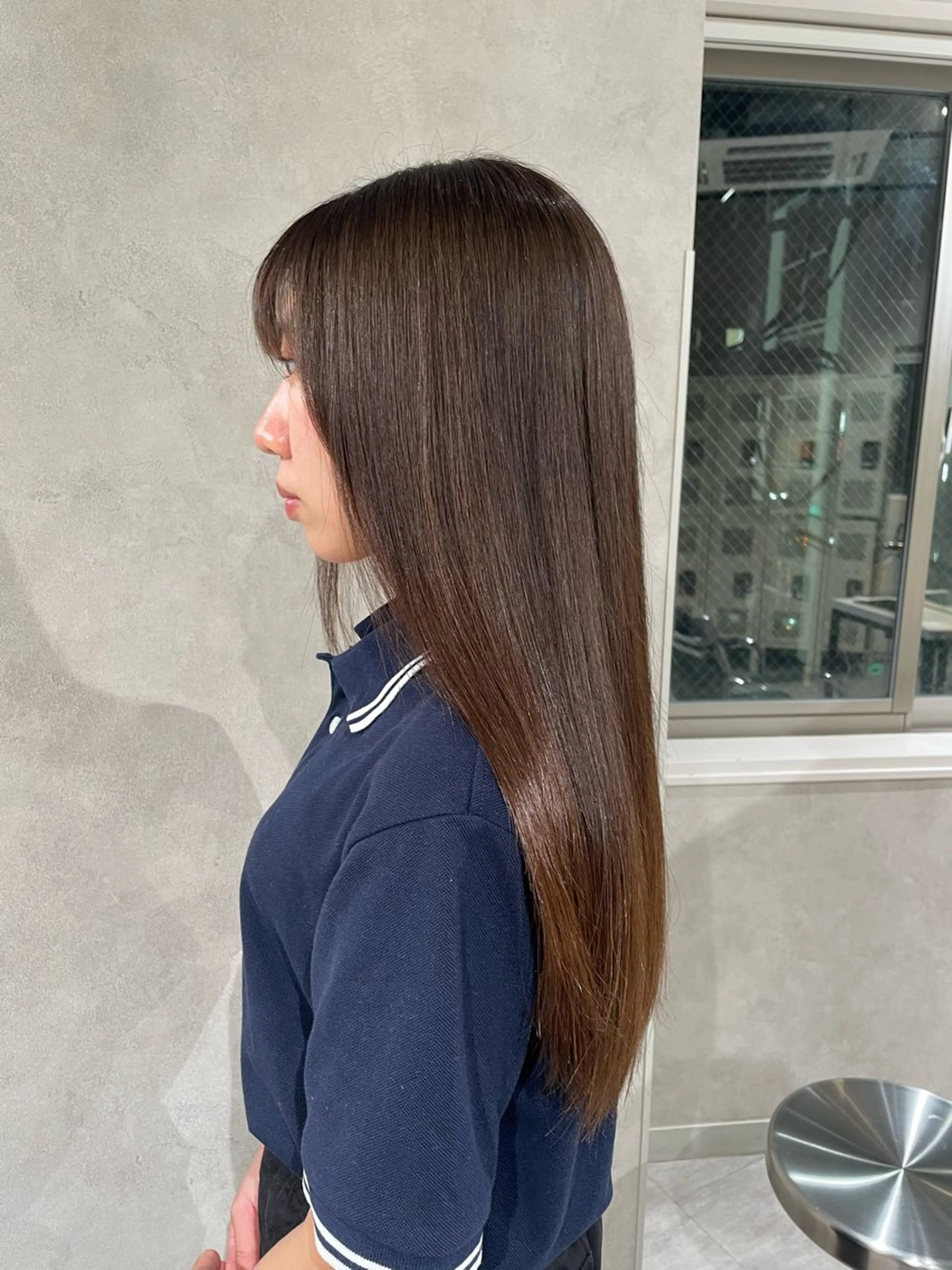 ロング トリートメント 🪩サクヤ🪩暗髪 カラー/ワイドバングのヘアスタイル