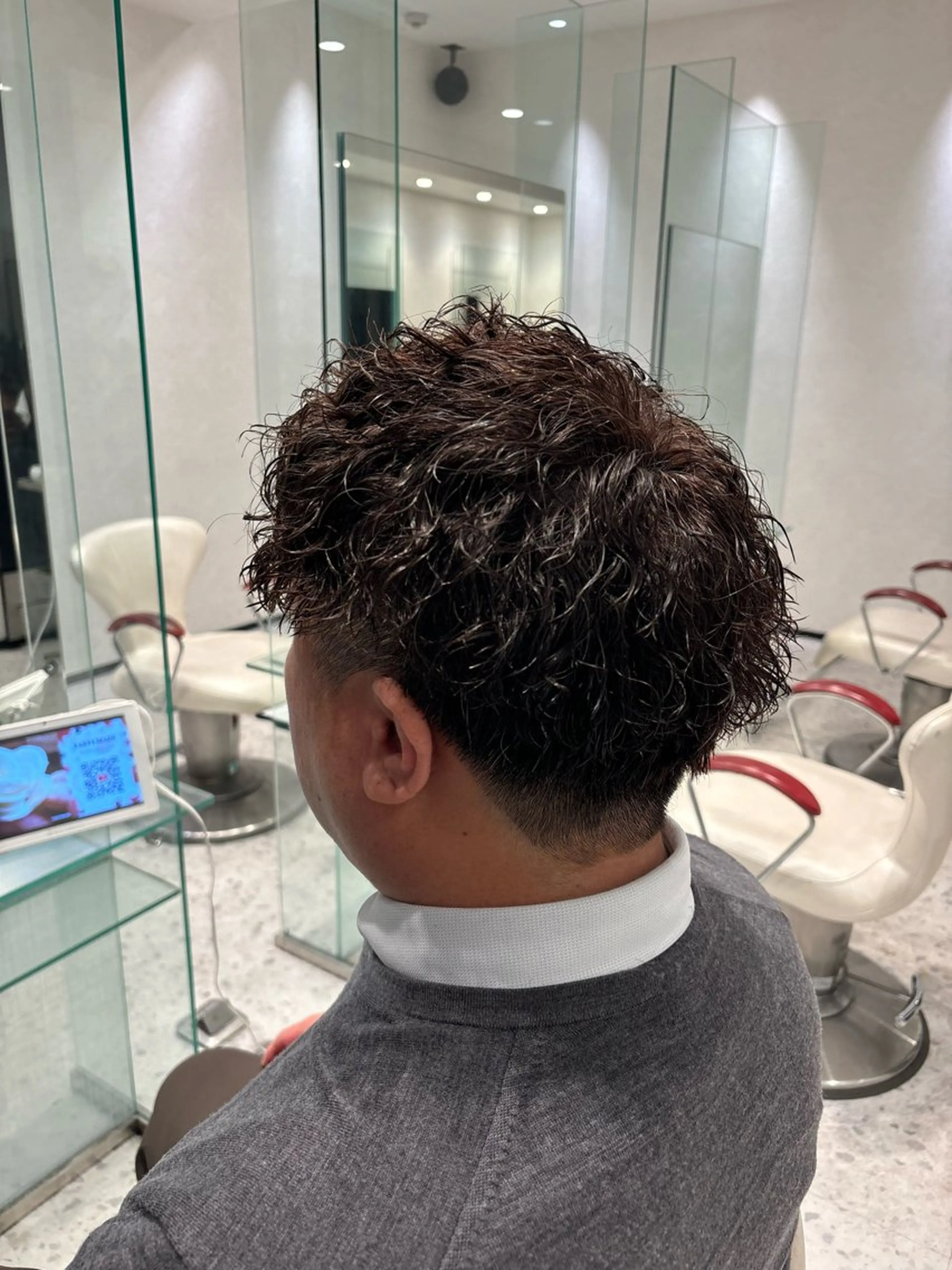 パーマ LOUIMADNA栄所属・新規指名比率No.1 メンズパーマ/二村のヘアスタイル