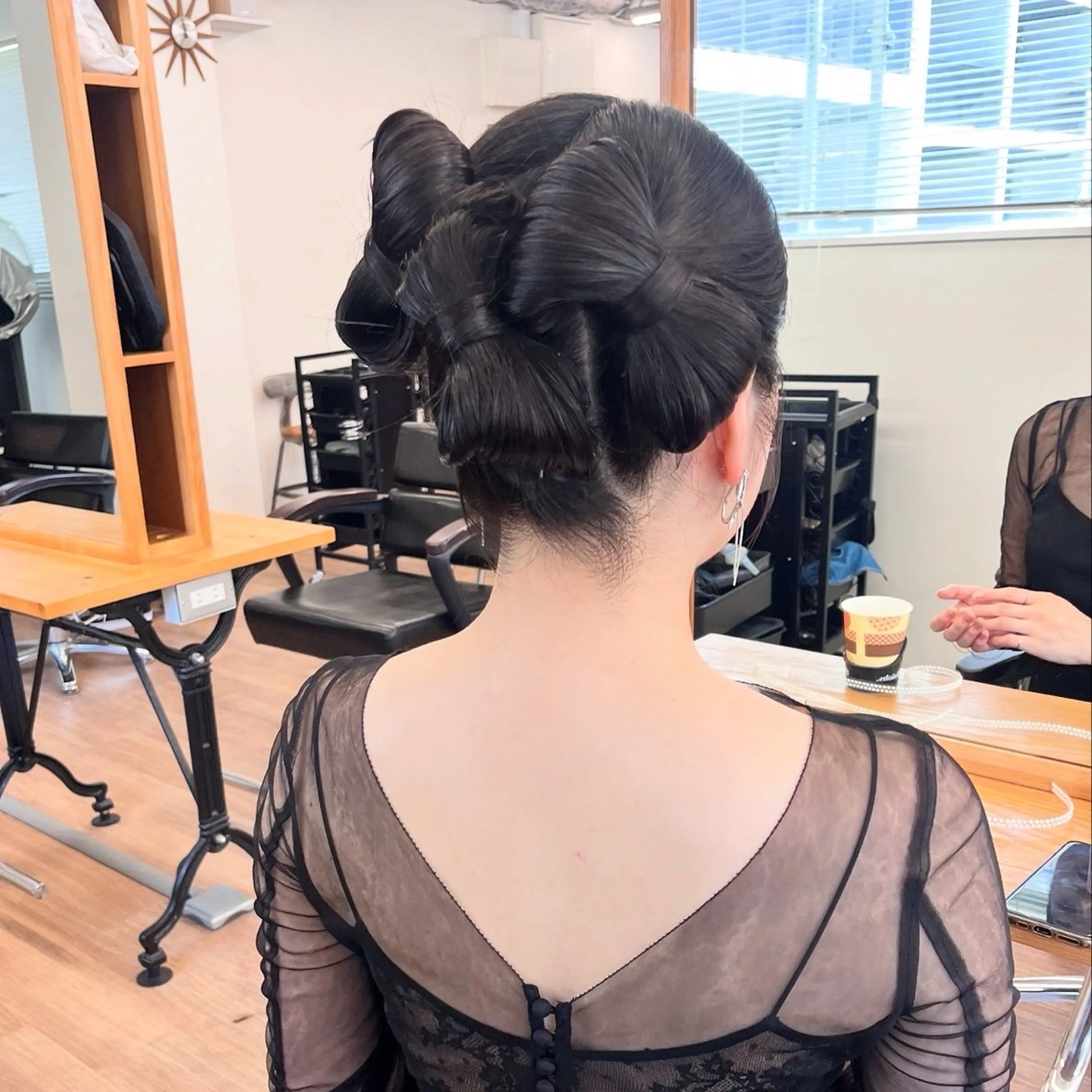 ミディアム ヘアアレンジ 韓国風ヘア No1韓国風レイヤー &カチモリ✨ /サキのヘアスタイル